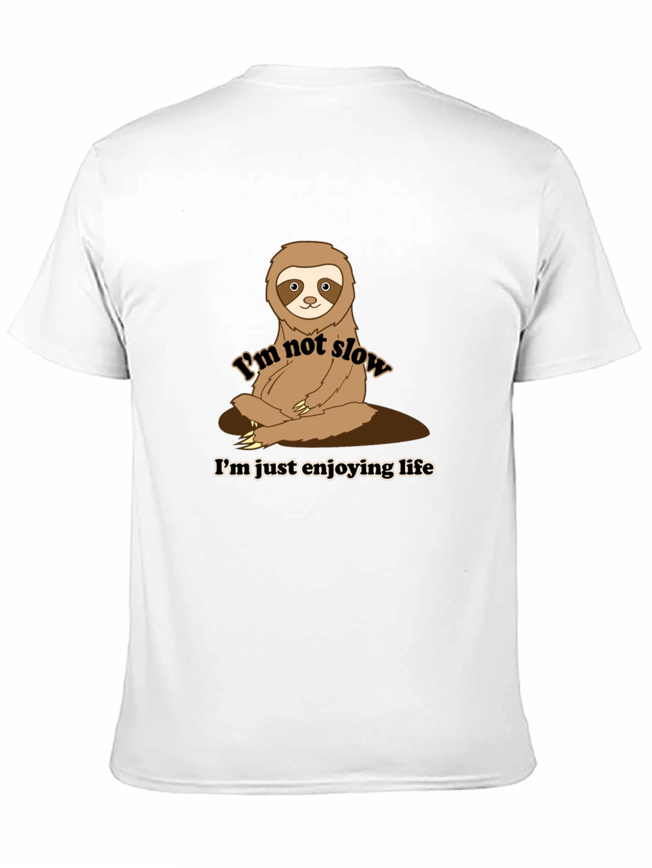 Funny Sloth Enjoying Life T-Shirt