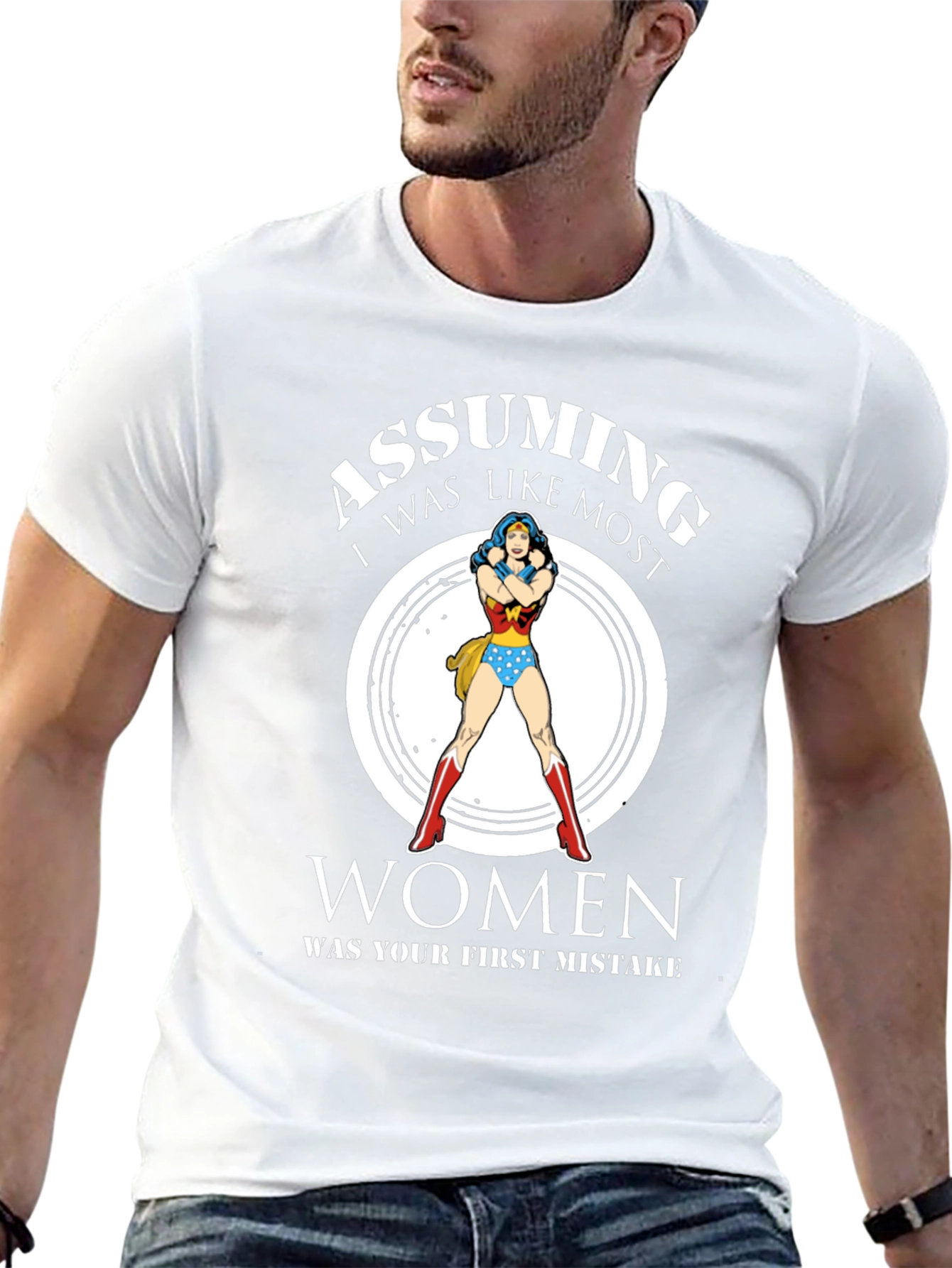 Wonder Woman Graphic T-Shirt - Assuming Women