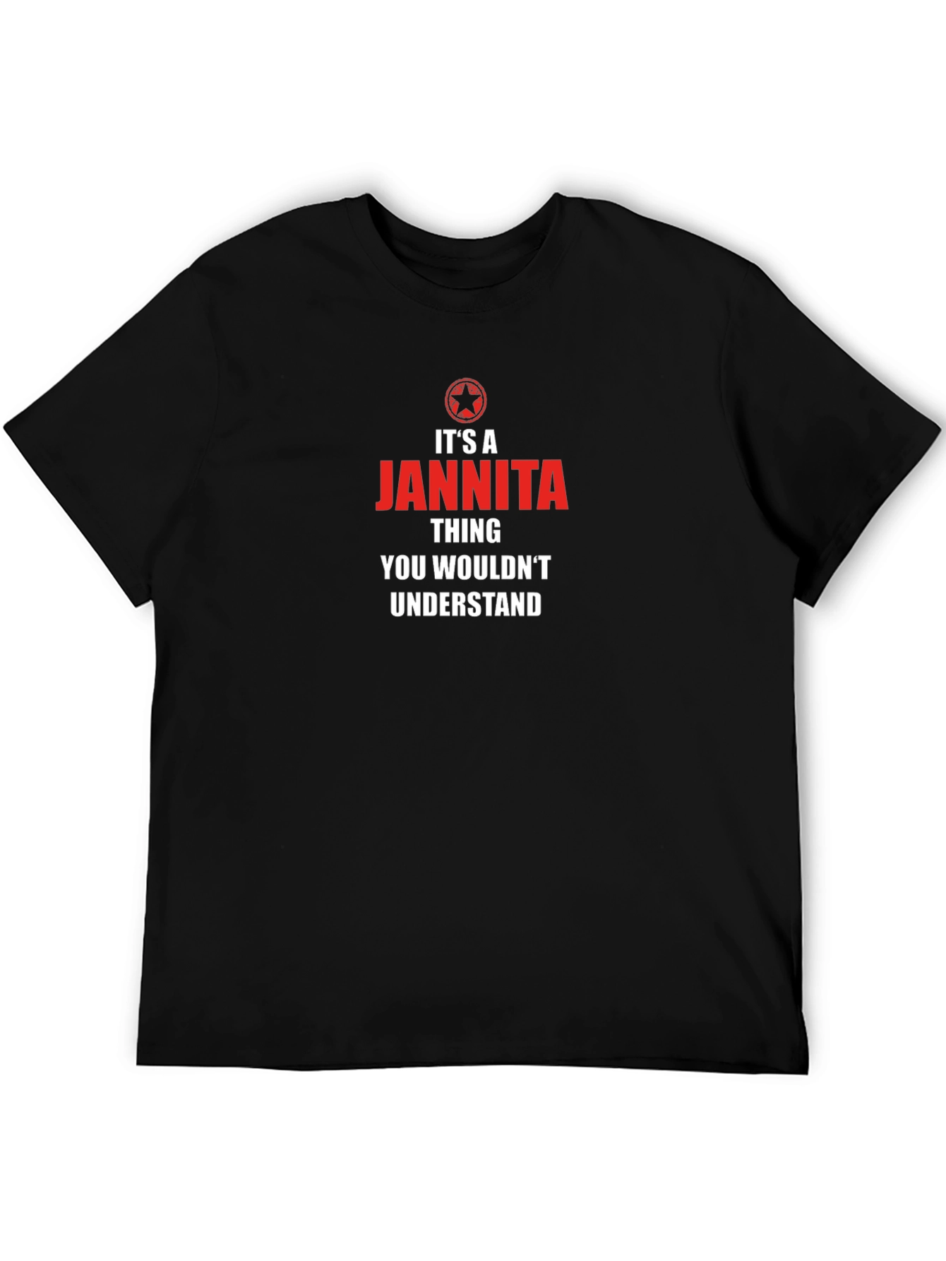 Its a Jannita Thing T-Shirt - Unisex Black Tee