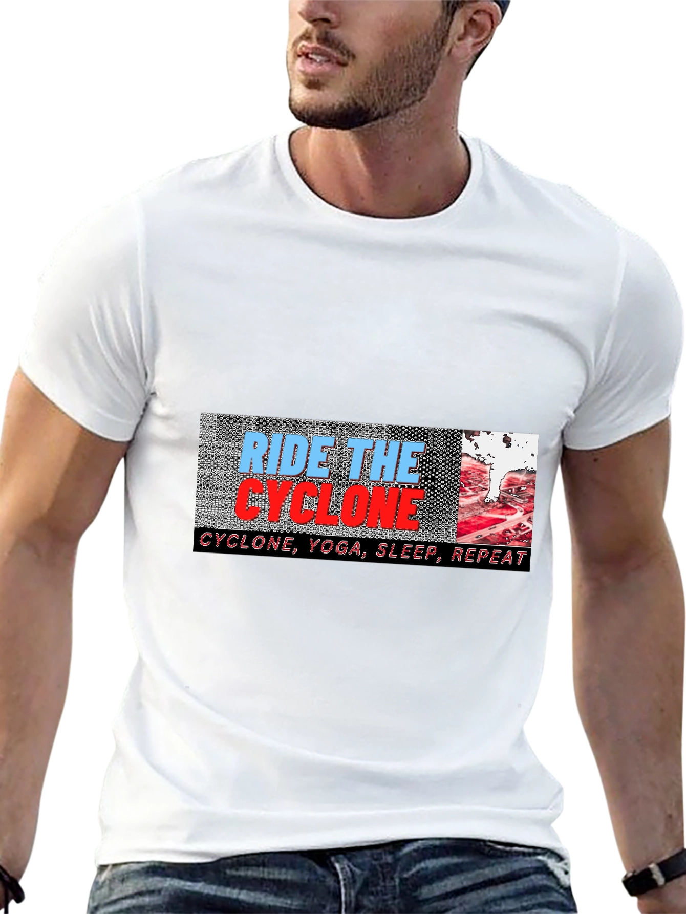 Ride the Cyclone Graphic Tee - Yoga Sleep Repeat