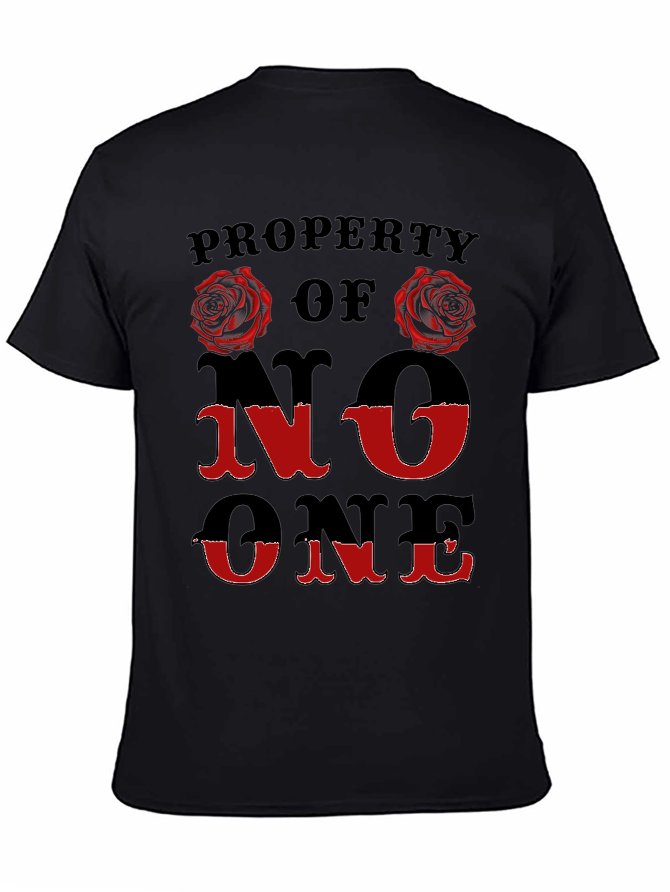 Property Of No One Rose Graphic T-Shirt