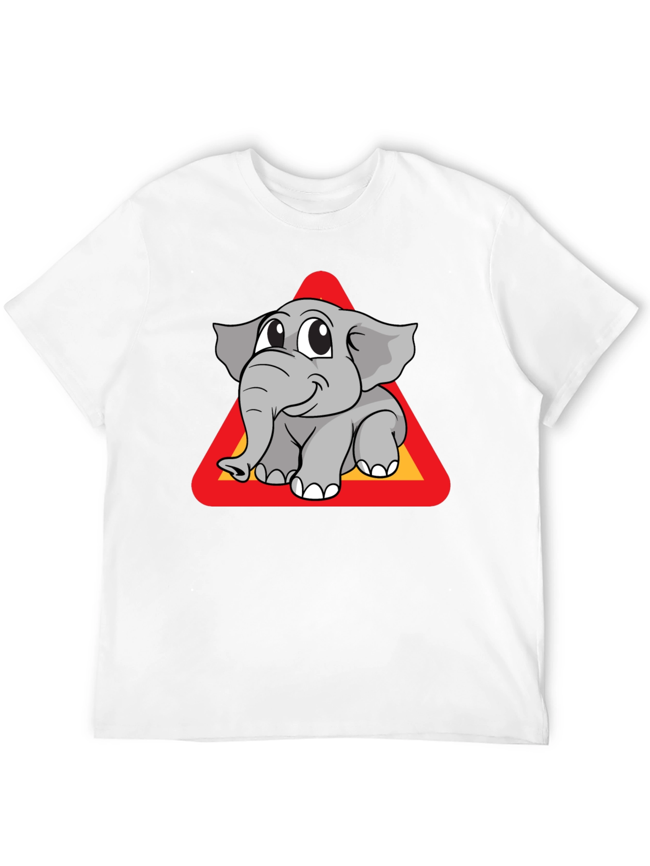 Cute Elephant Warning Sign T-Shirt