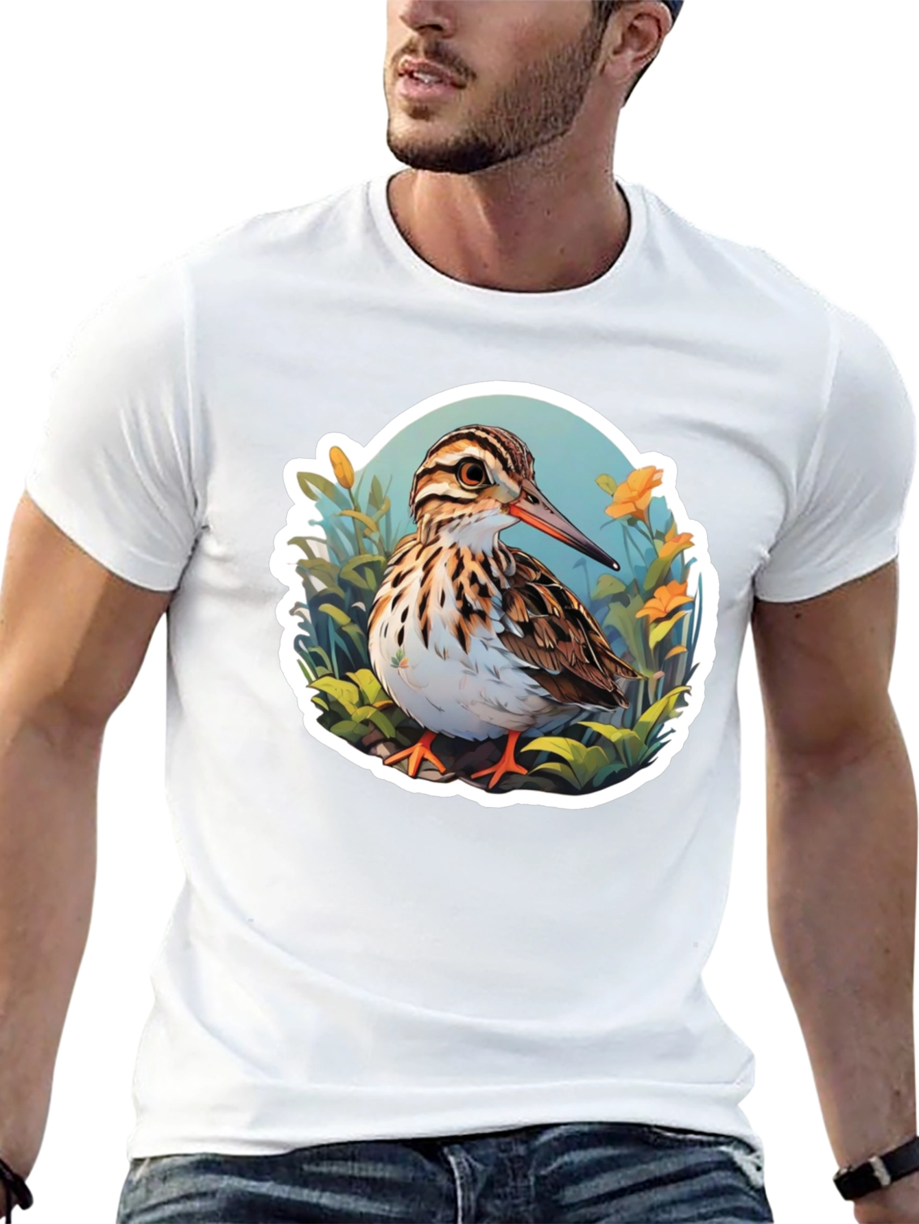Bird Graphic Tee: Nature Inspired Style