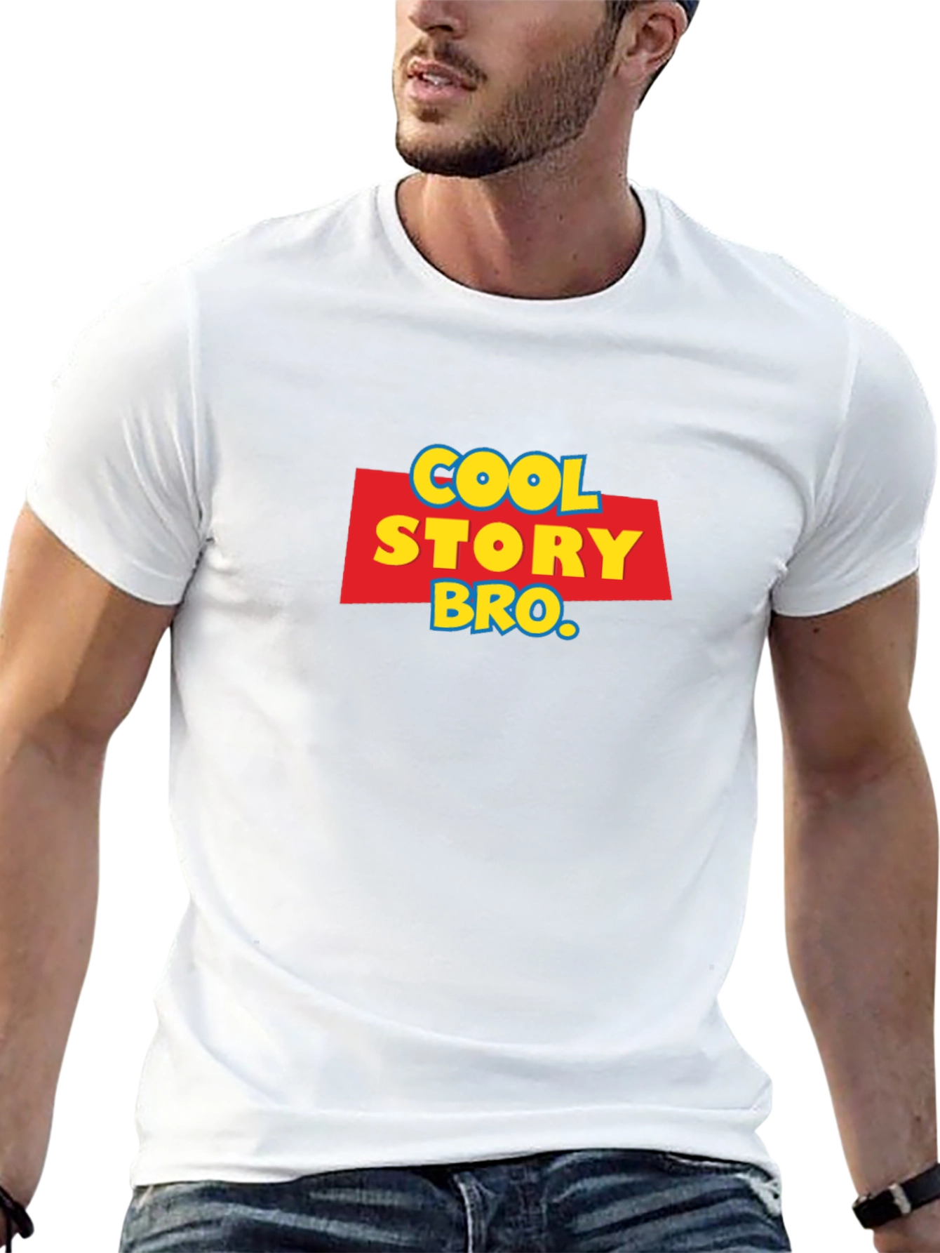 Cool Story Bro Graphic Tee - Black
