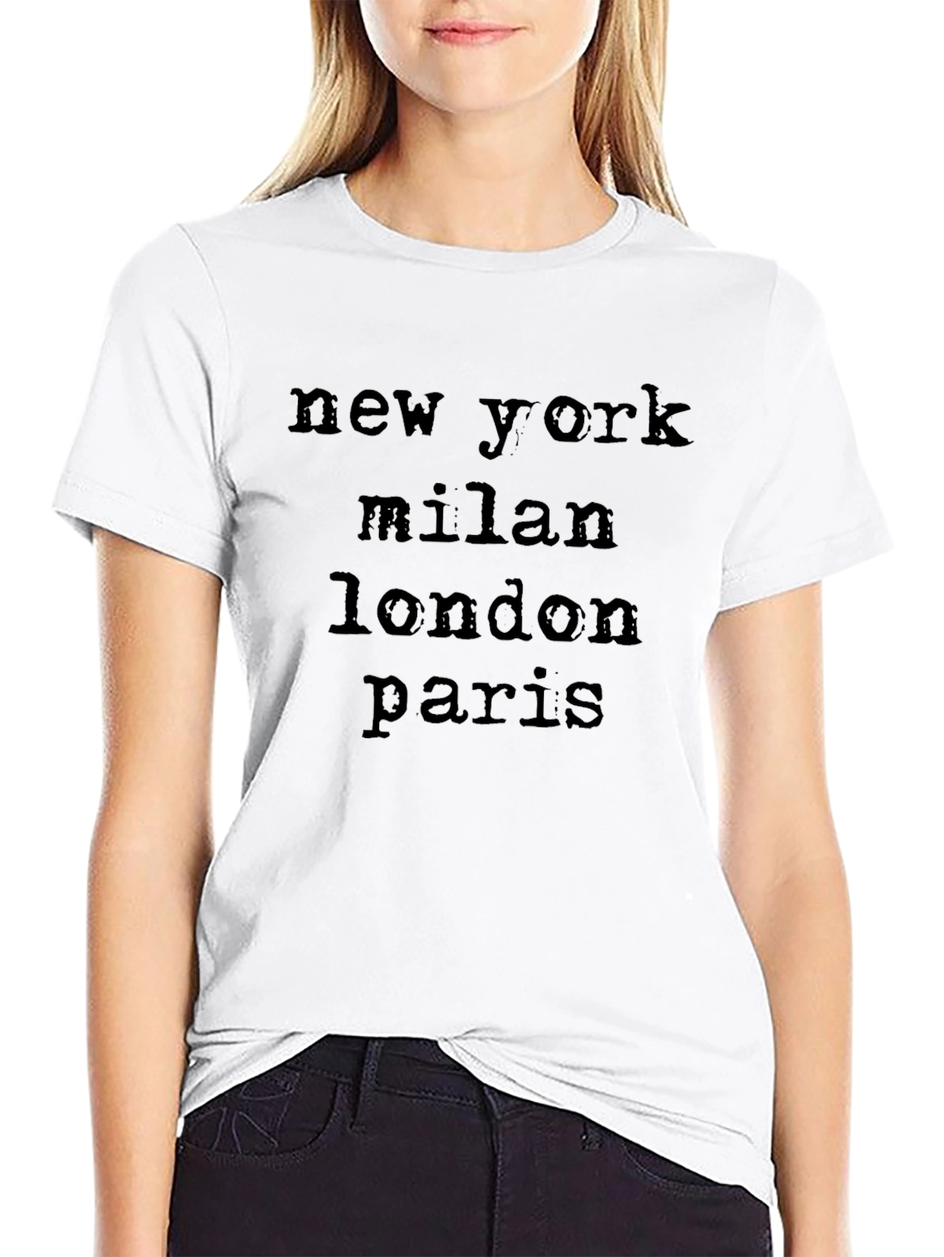 New York Milan London Paris T-Shirt