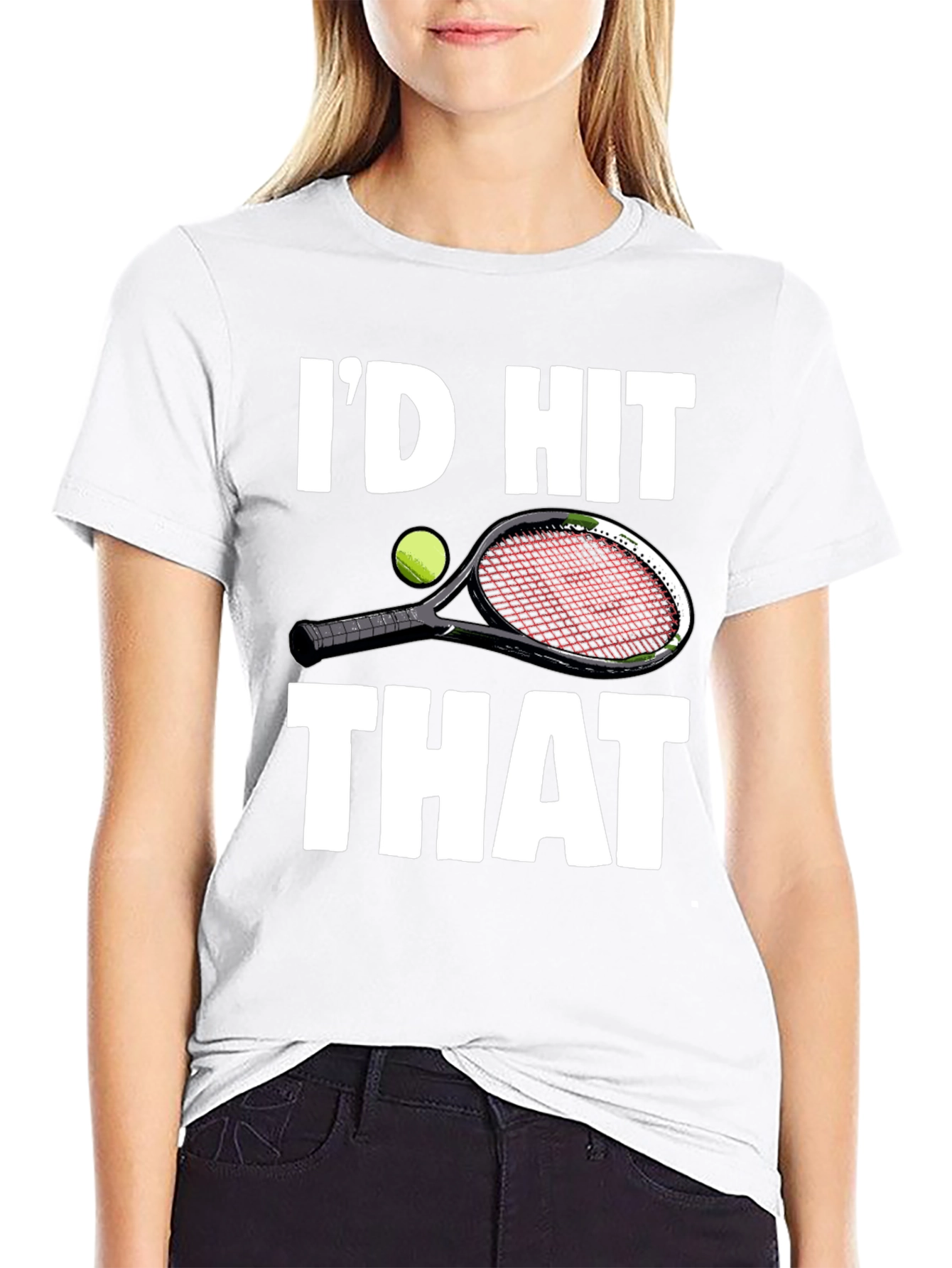 Id Hit That Tennis T-Shirt