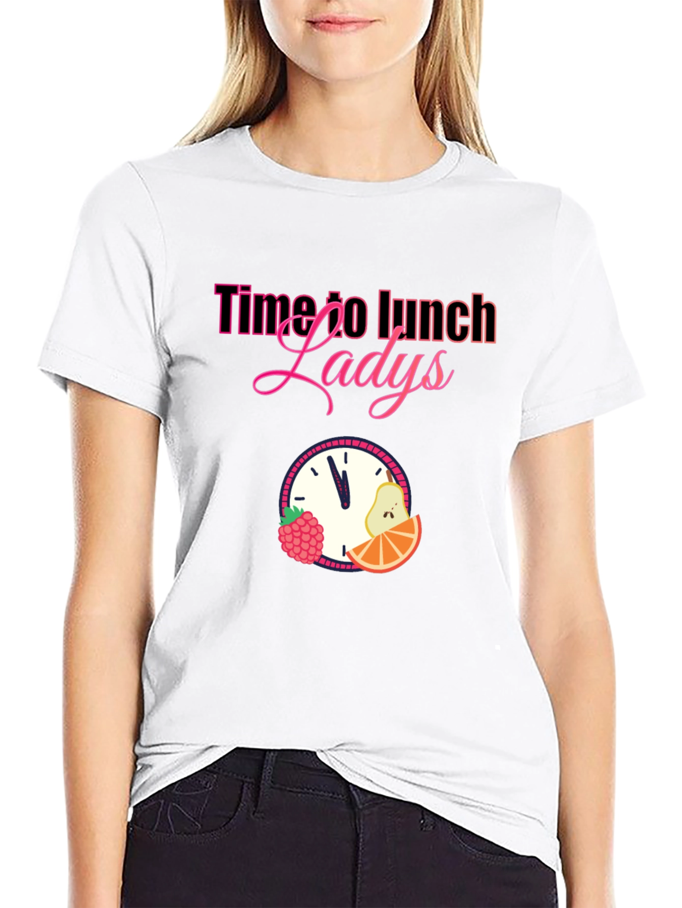 Time to Lunch Ladies Graphic T-Shirt