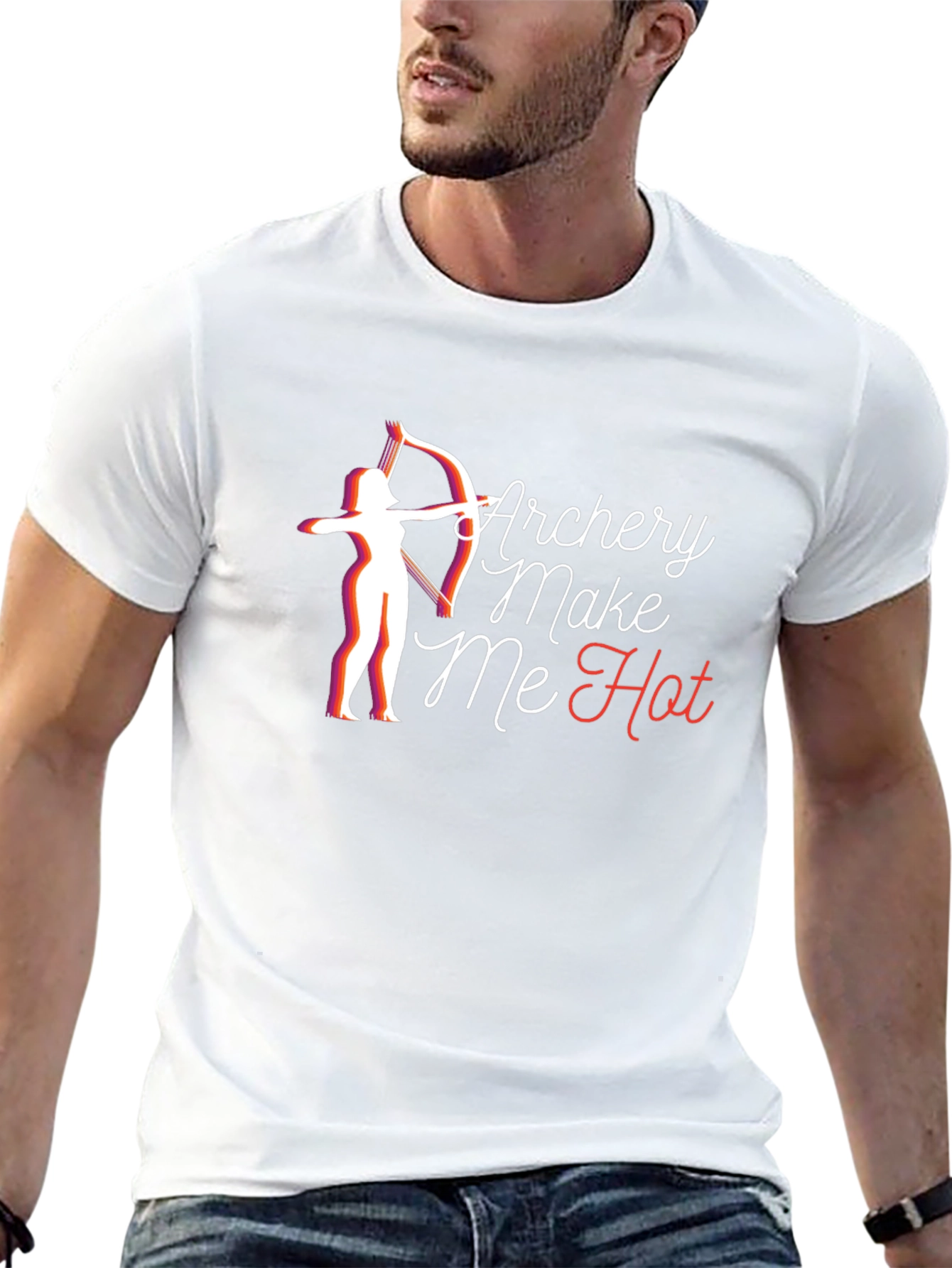 Archery Make Me Hot Black T-Shirt