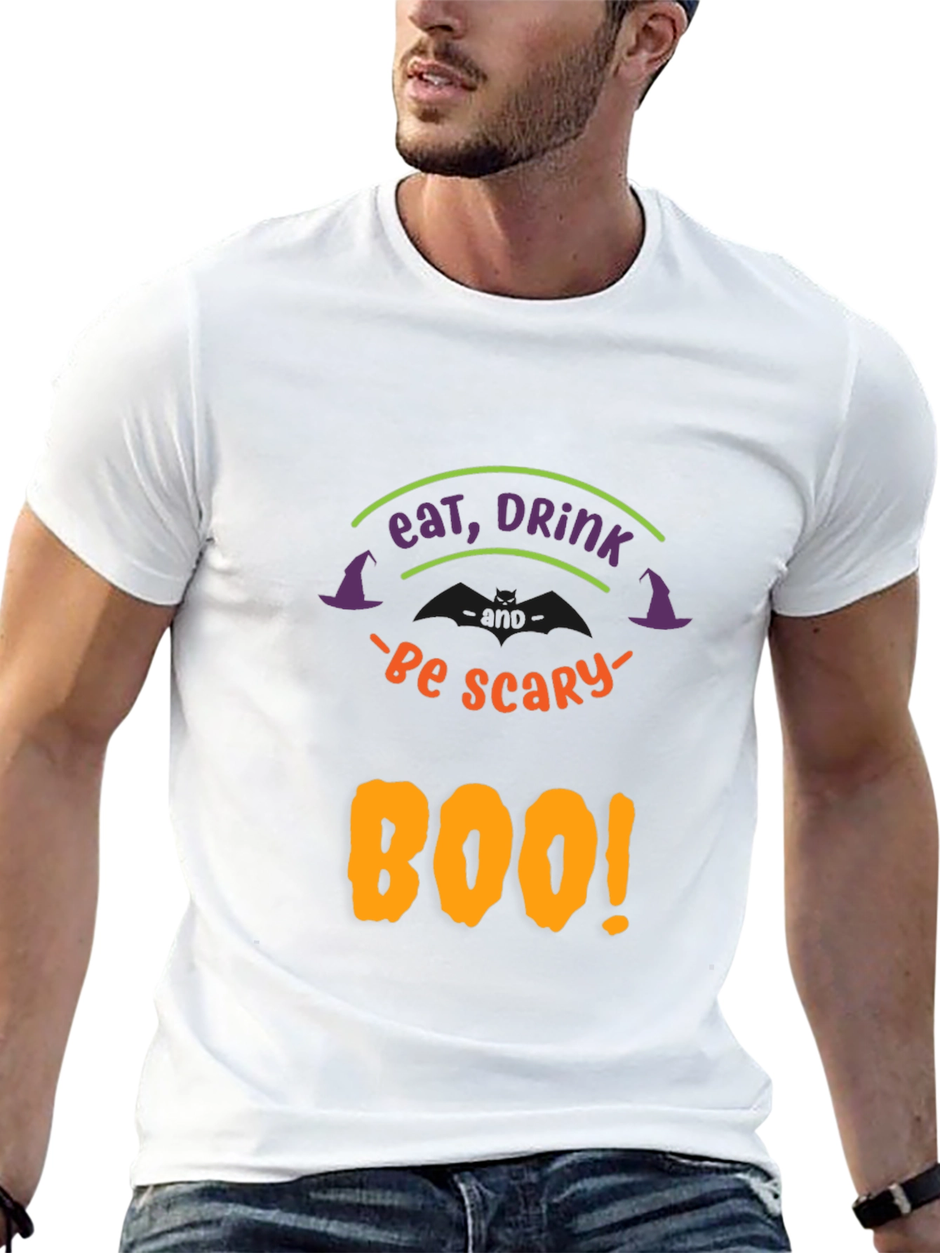Eat Drink & Be Scary Boo! Halloween T-Shirt