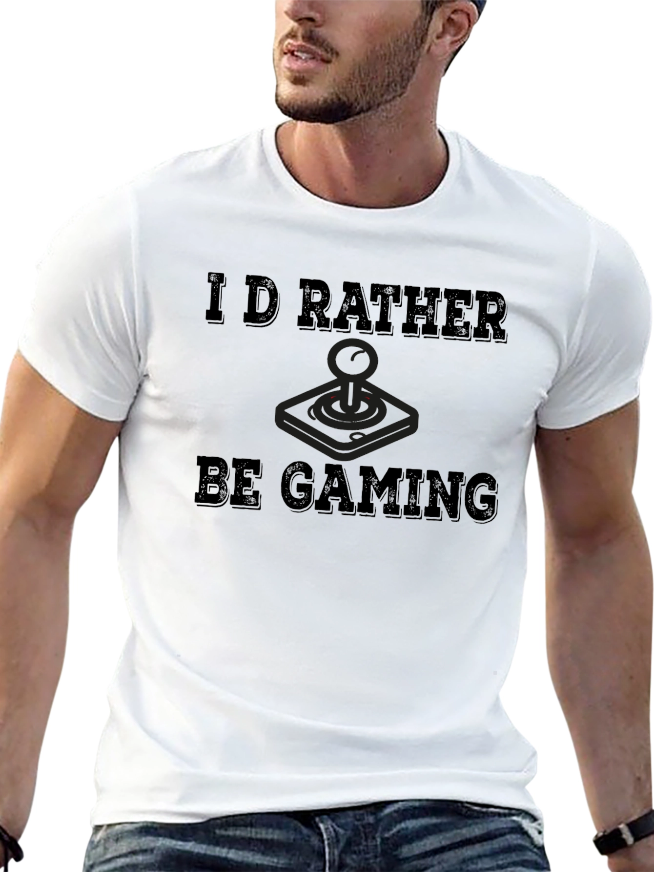 Id Rather Be Gaming T-Shirt - Black
