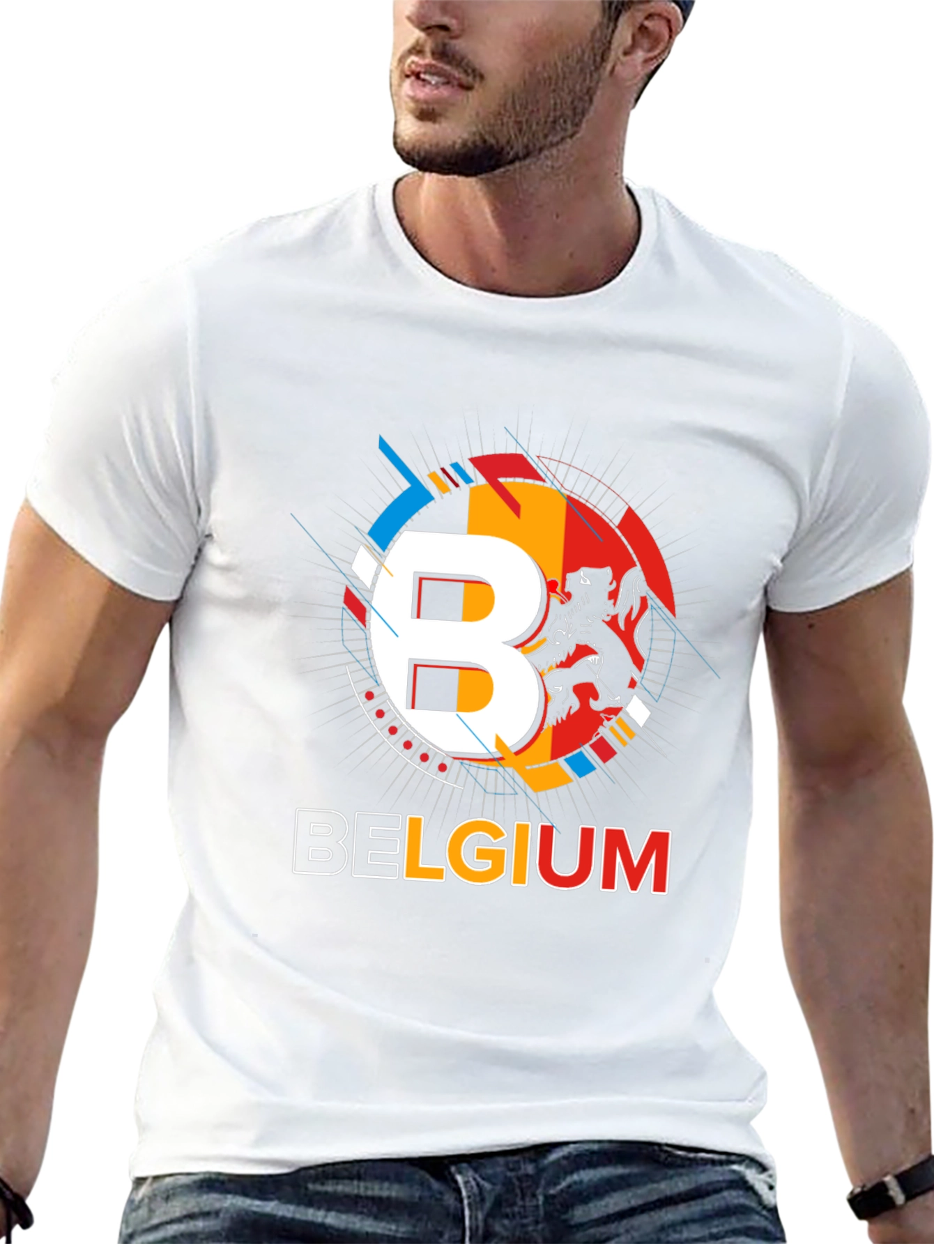 Belgium Pride Graphic Tee - Black