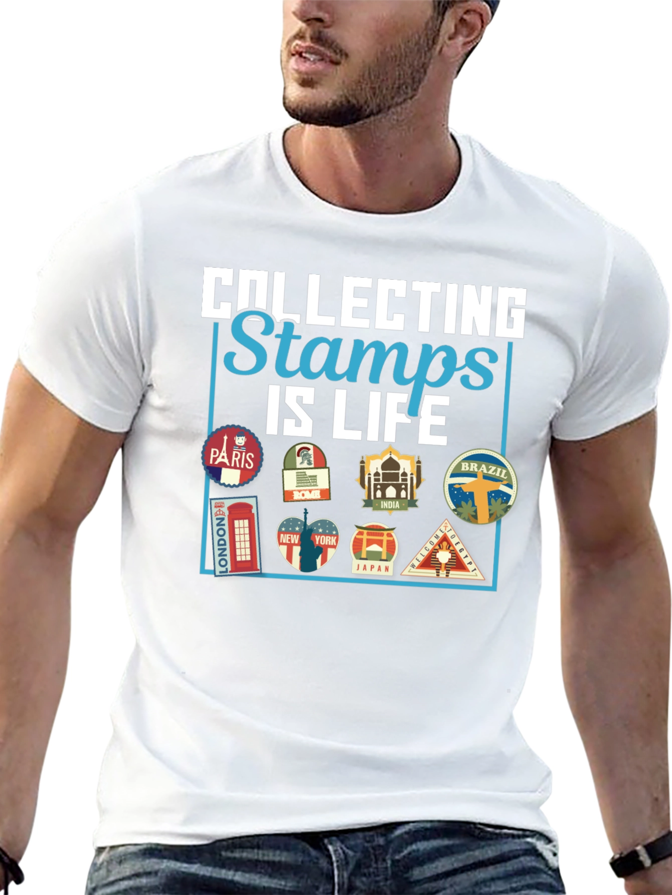 Stamp Collecting Hobby T-Shirt