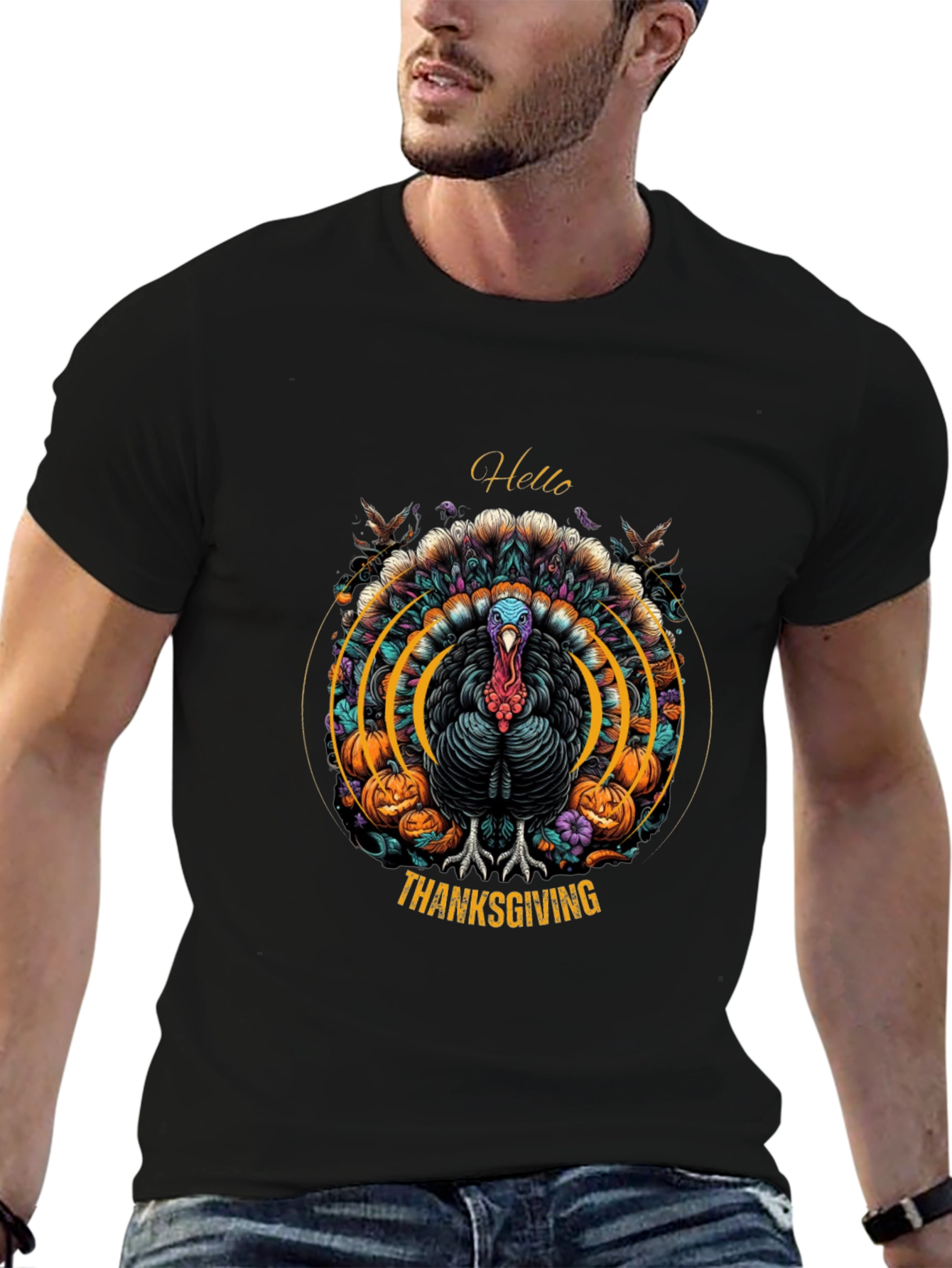 Thanksgiving Turkey Graphic Tee