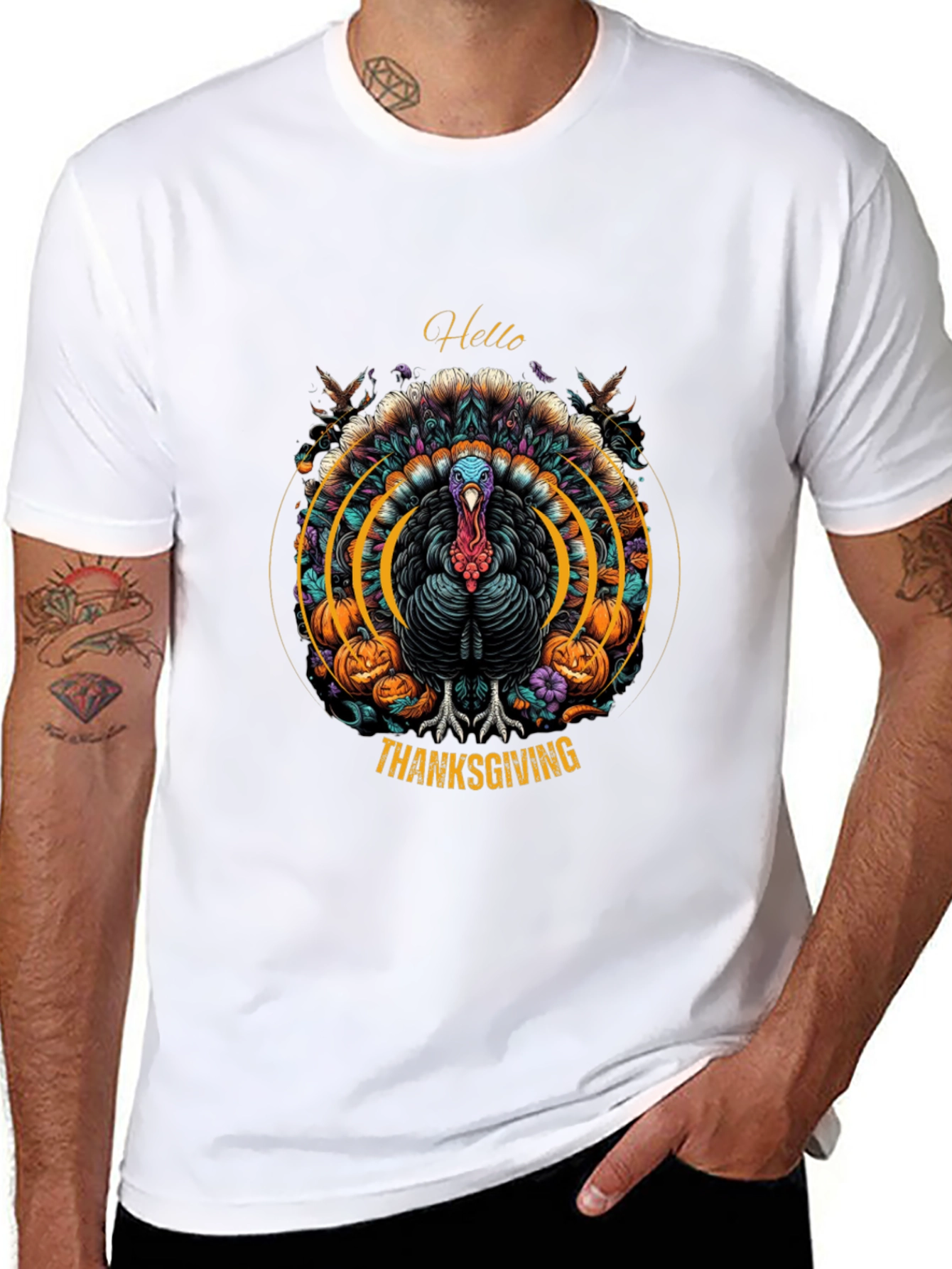 Thanksgiving Turkey Graphic Tee