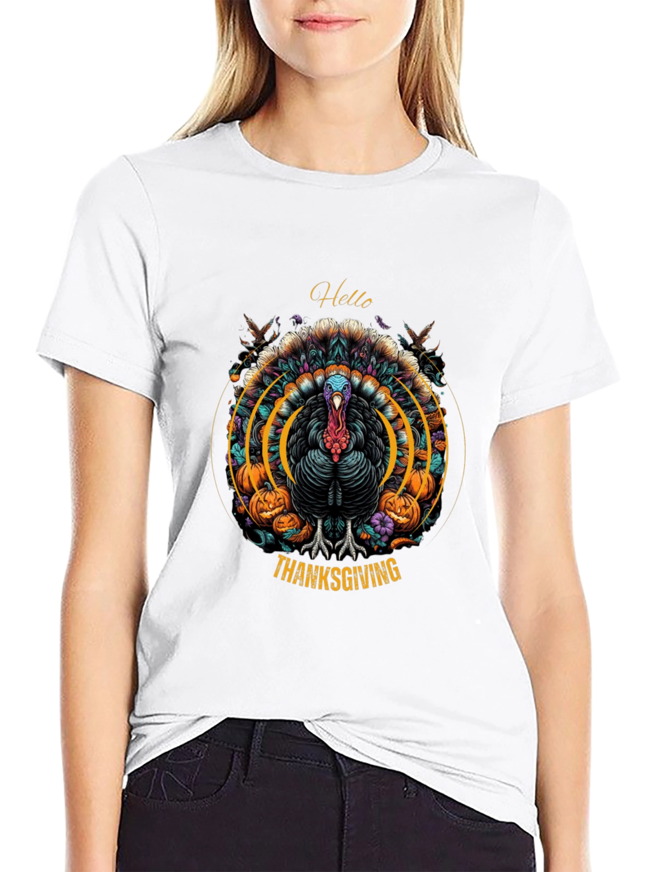 Thanksgiving Turkey Graphic Tee