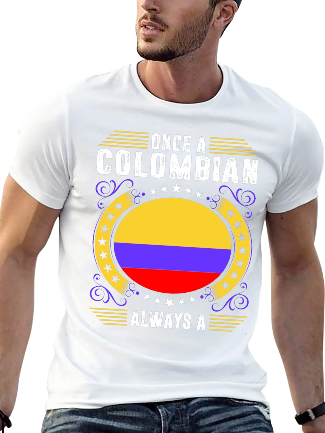 Colombian Pride T-Shirt - Once A Colombian Always A