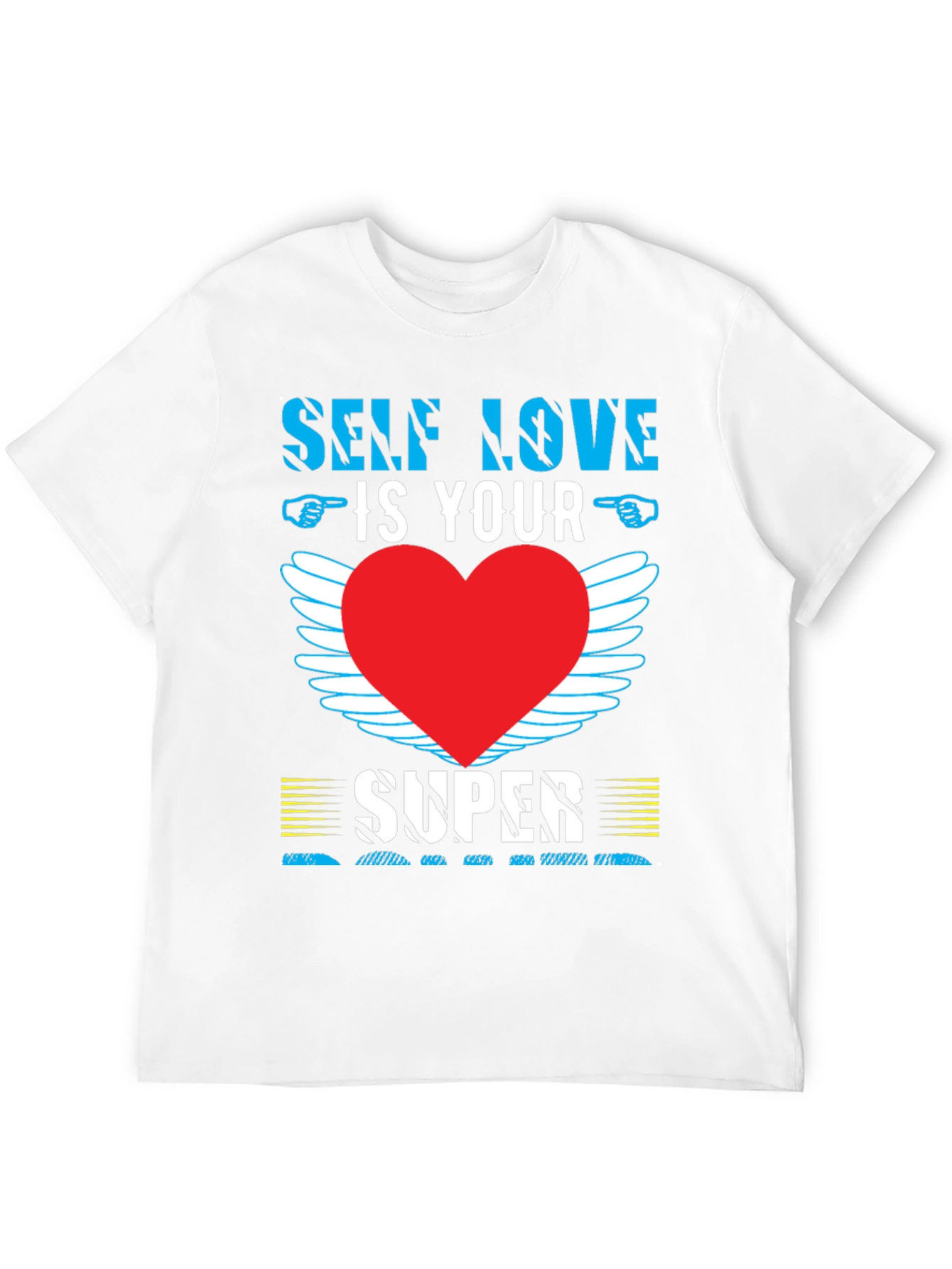 Self Love T-Shirt with Heart Wings