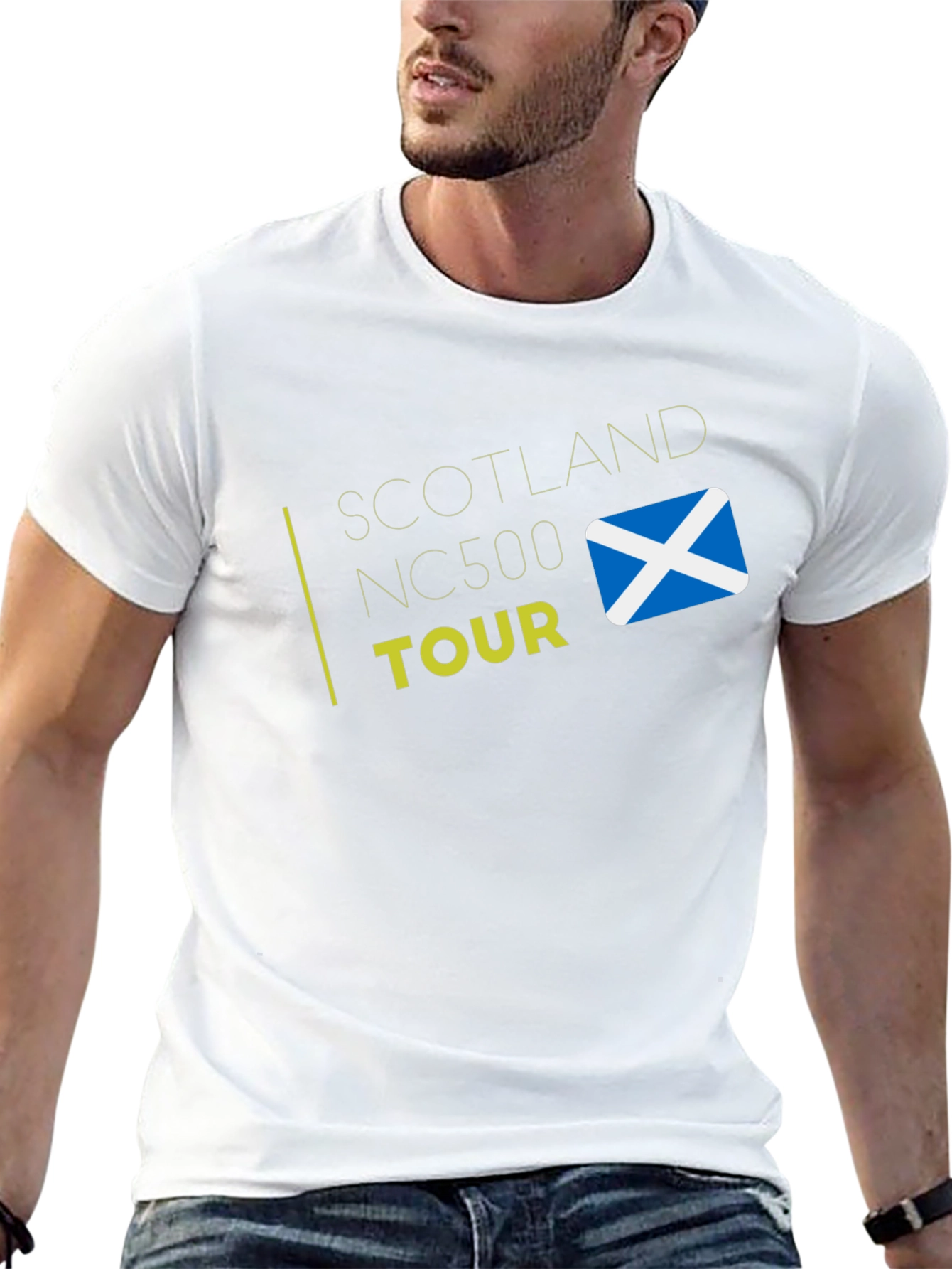 Scotland NC500 Tour Black T-Shirt