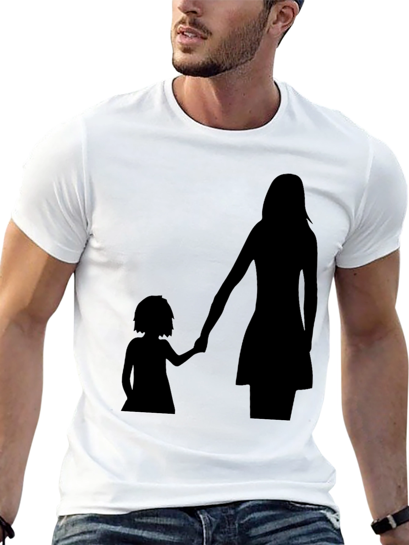 Mother Daughter Silhouette T-Shirt