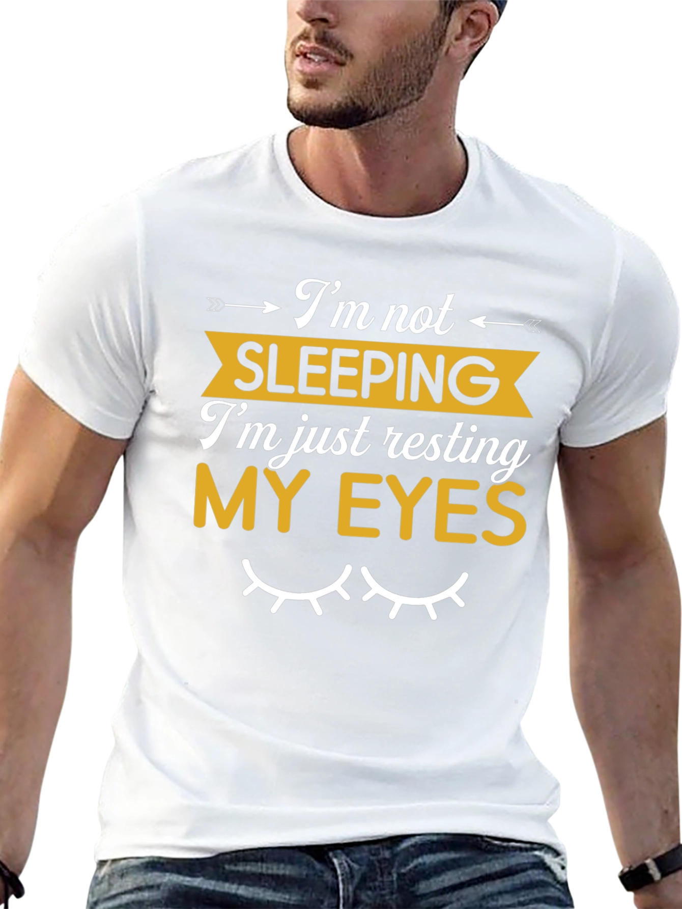 Funny Resting My Eyes Graphic T-Shirt