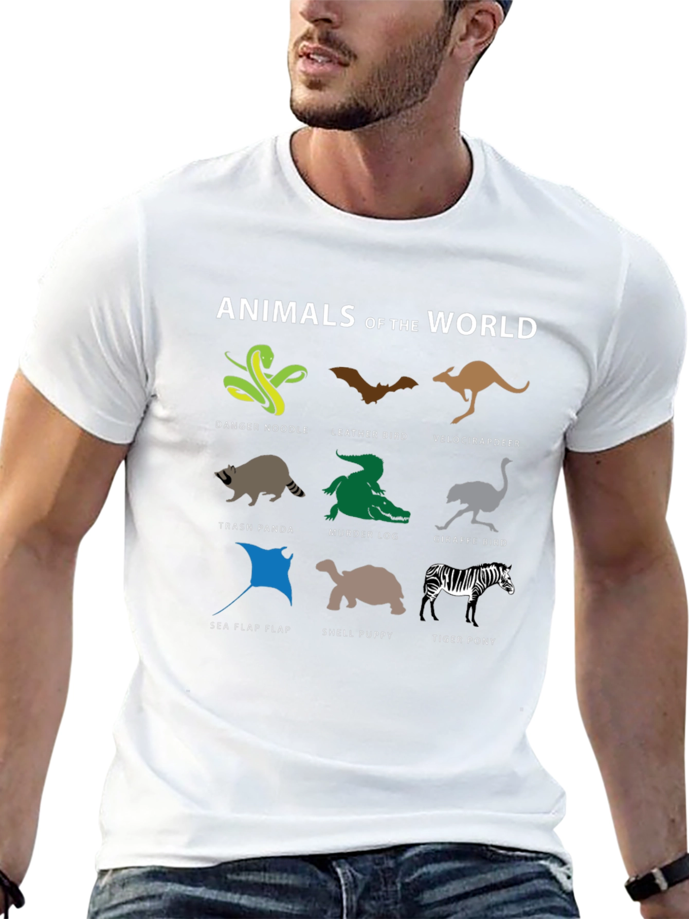 Animals of the World Pun T-Shirt