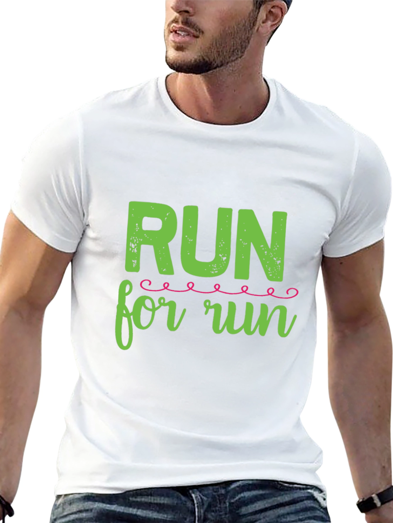 Run For Run Black T-Shirt