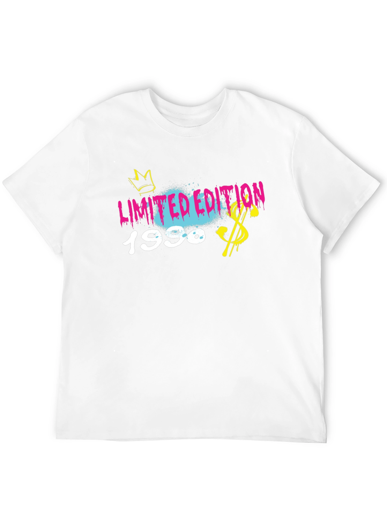 Limited Edition 1990 Graphic Tee - Black Cotton