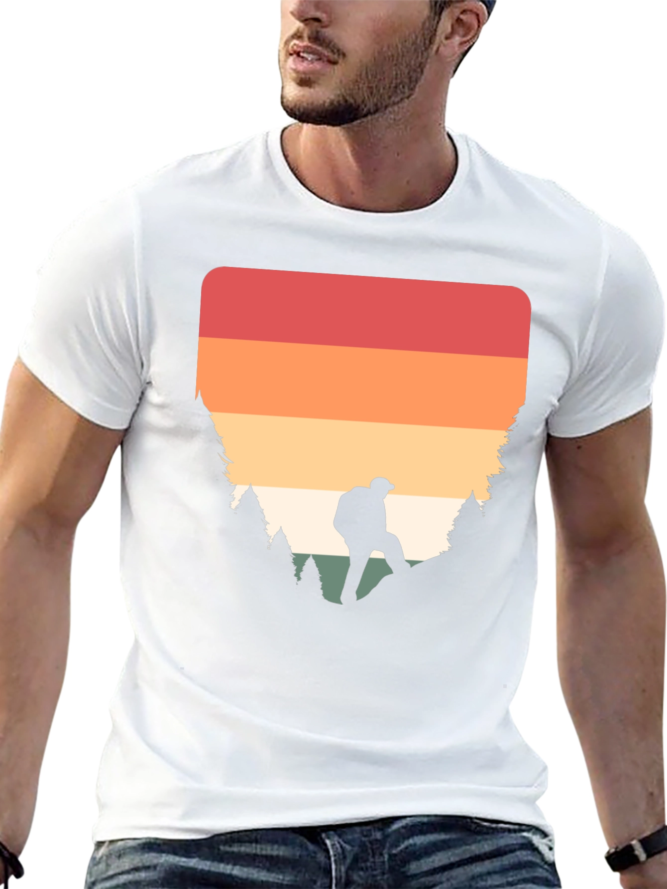 Retro Hiker Graphic T-Shirt