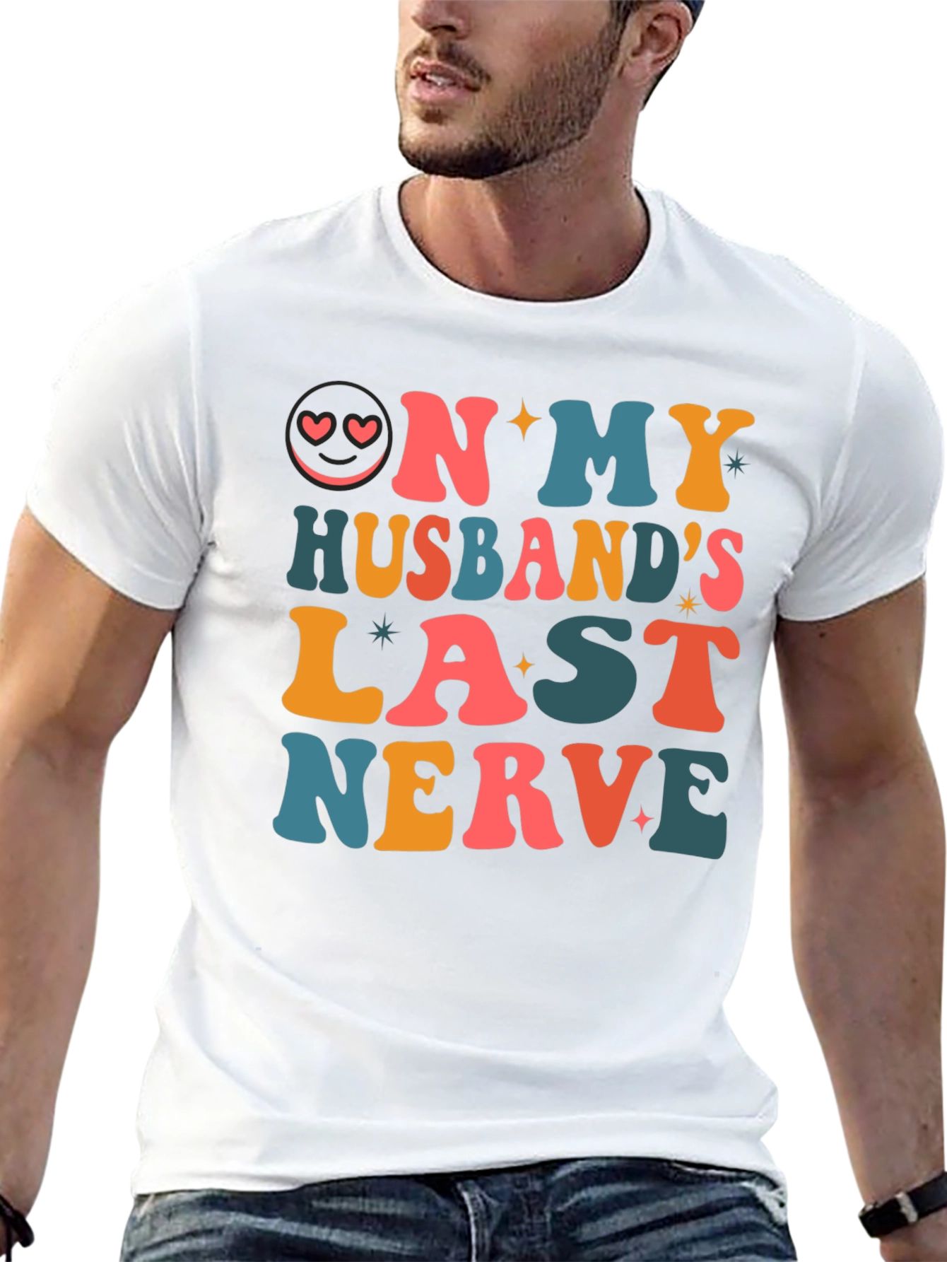 On My Husbands Last Nerve Graphic T-Shirt