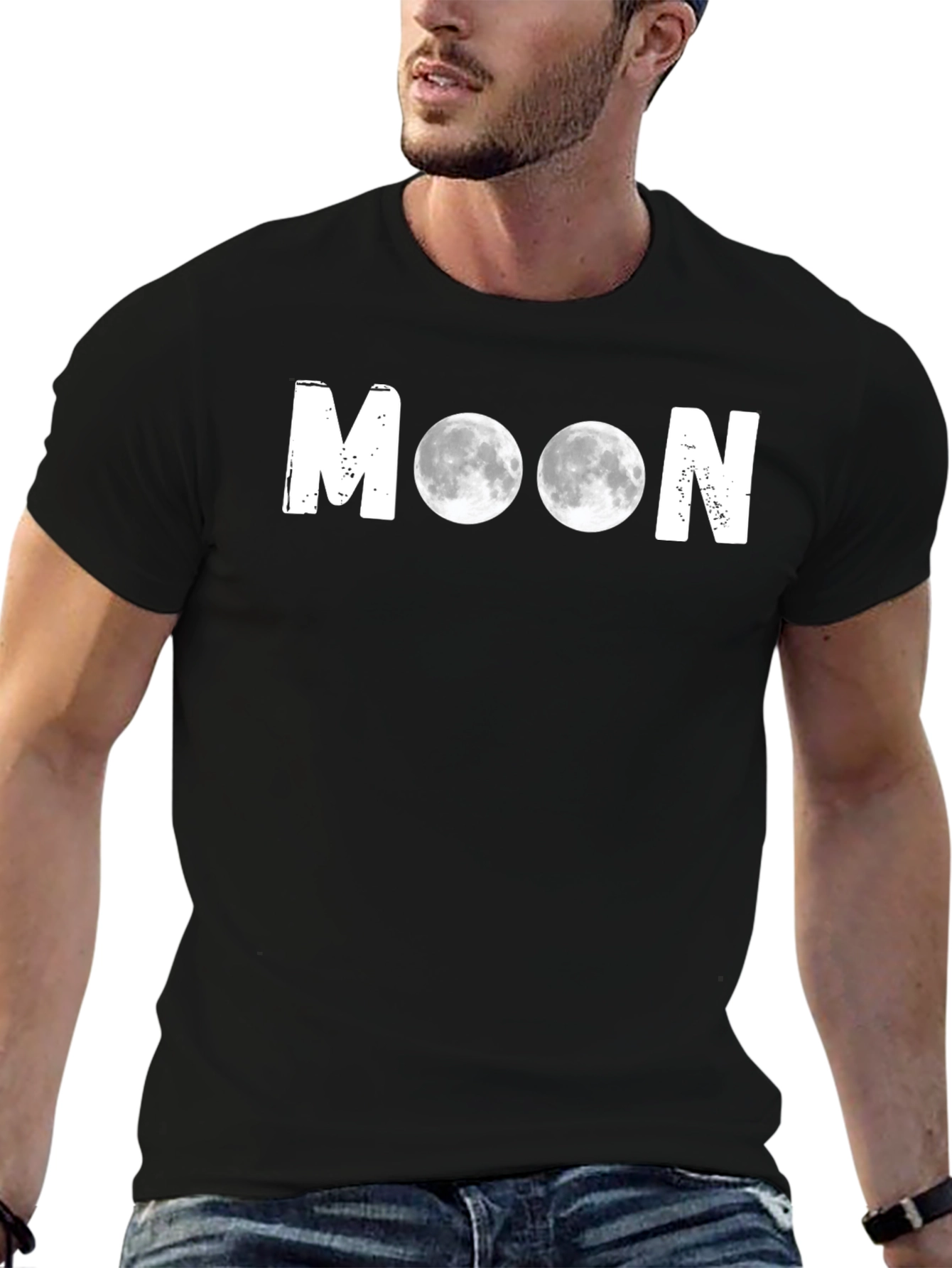 Moon Graphic Tee - Stylish & Unique!