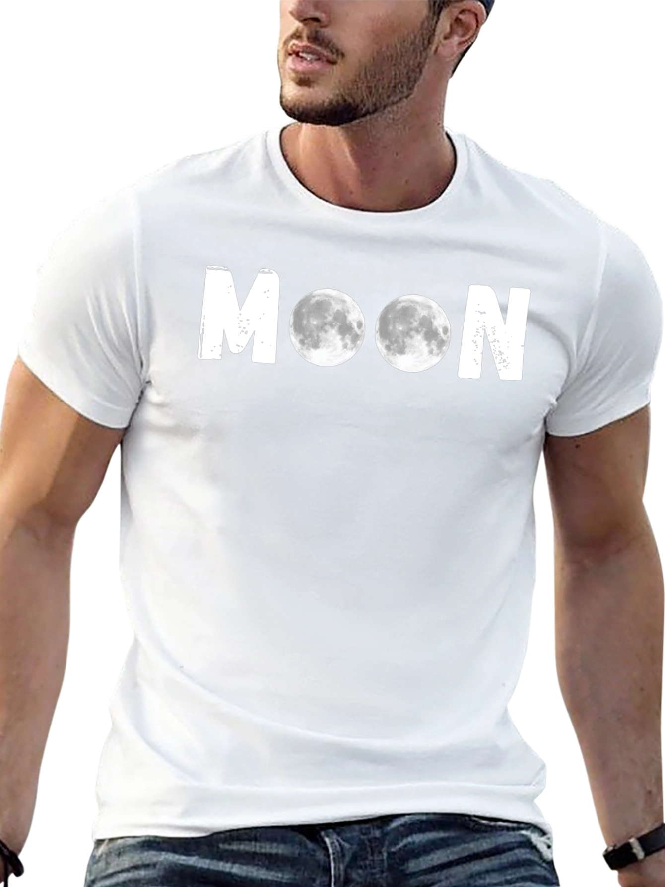 Moon Graphic Tee - Stylish & Unique!