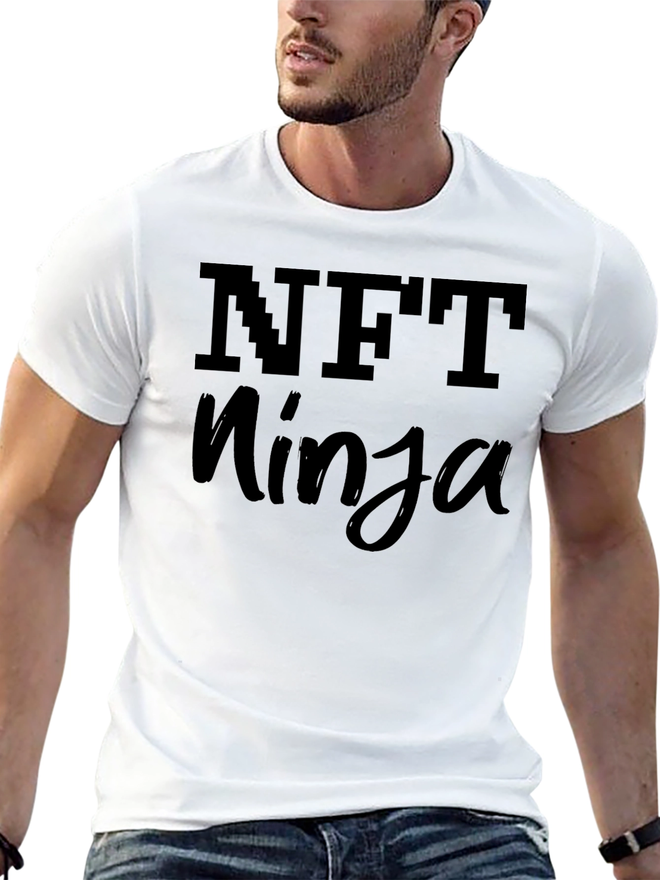 NFT Ninja Black T-Shirt - Crypto Art Fan Apparel