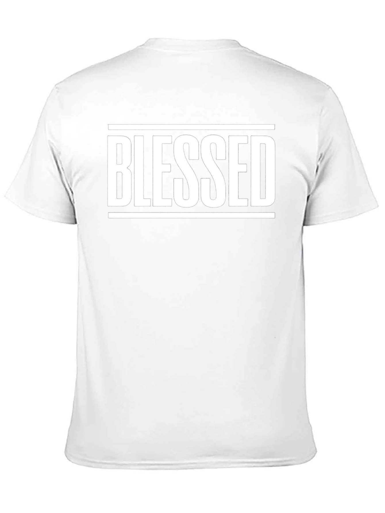 Blessed Graphic T-Shirt - Black Crew Neck Tee