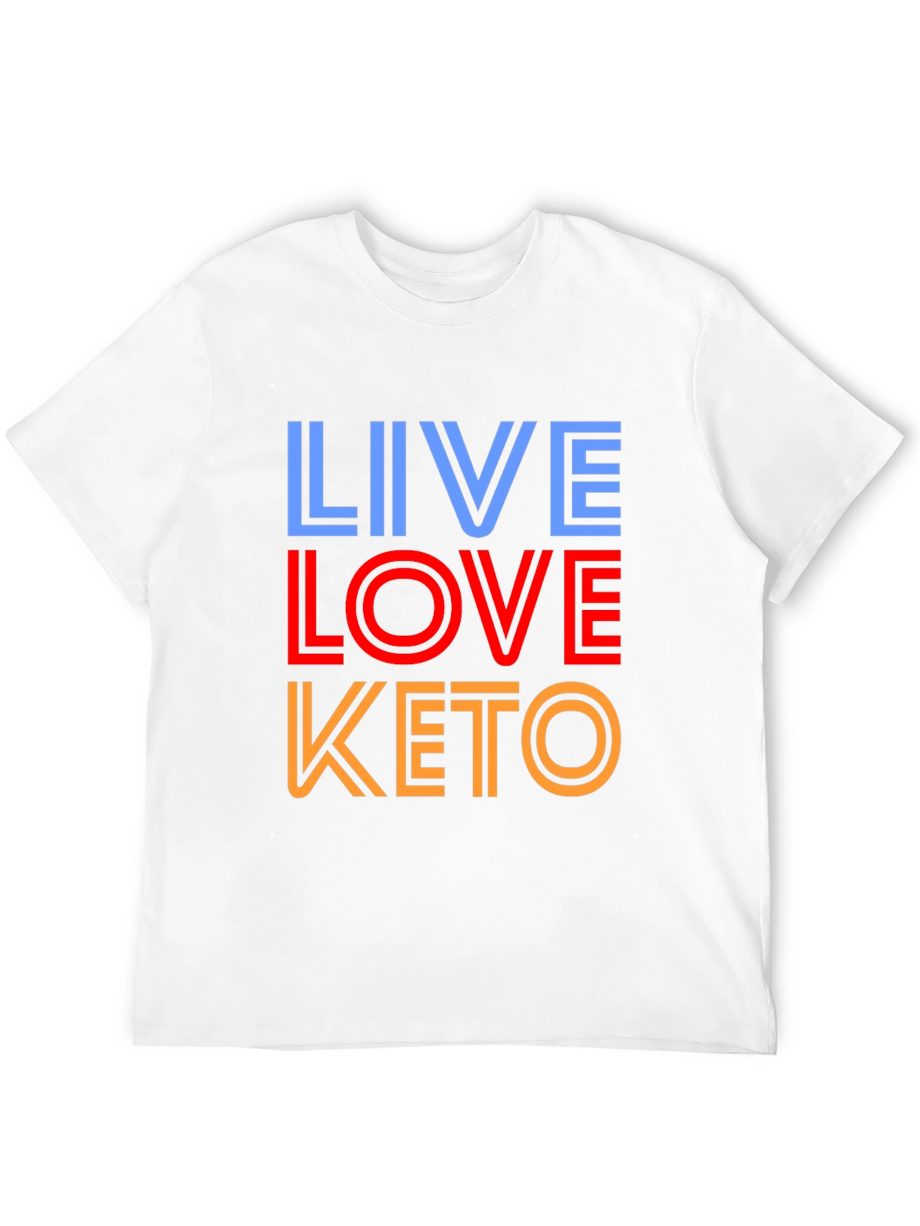 Live Love Keto Black Graphic Tee
