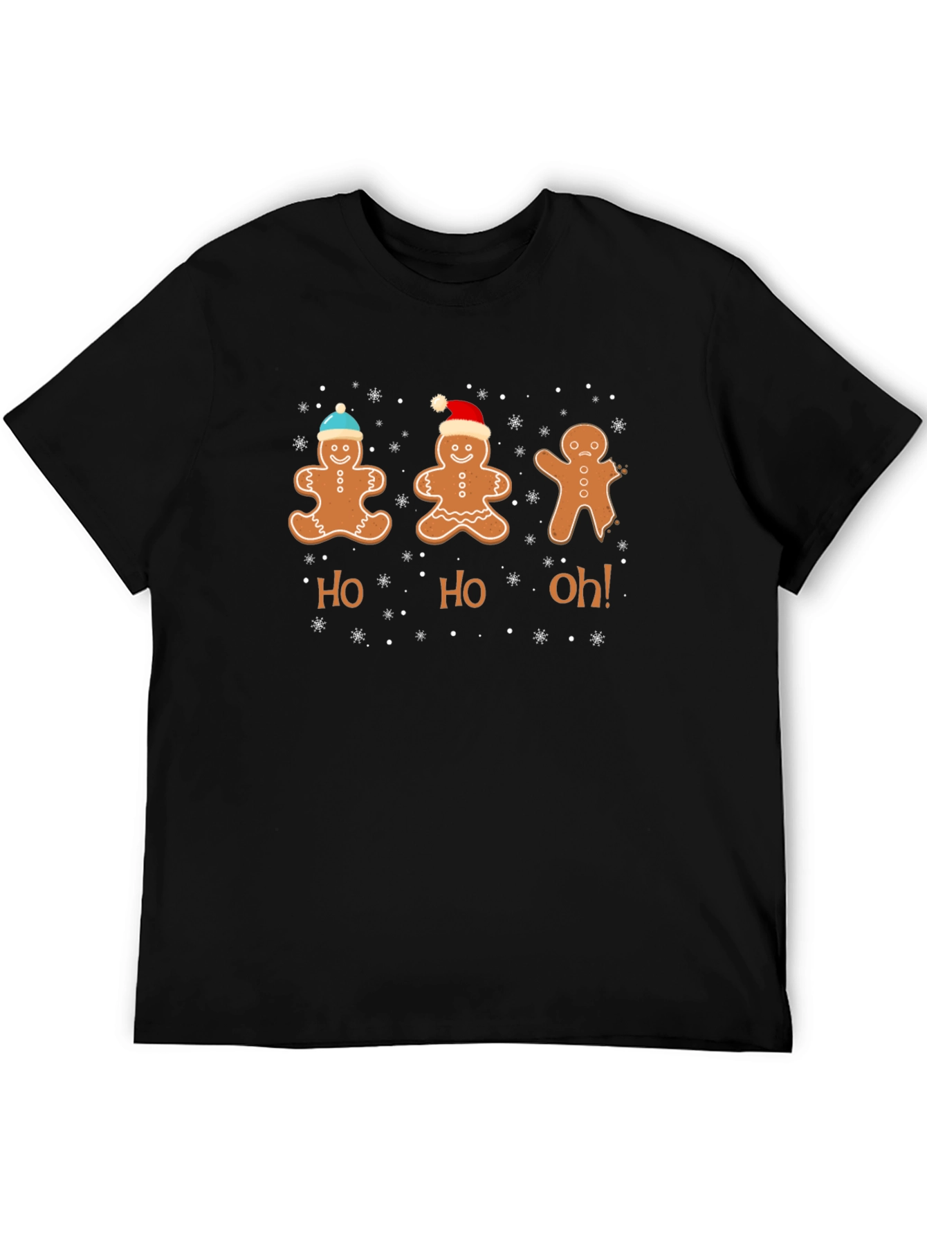 Gingerbread Ho Ho Oh! Christmas T-Shirt