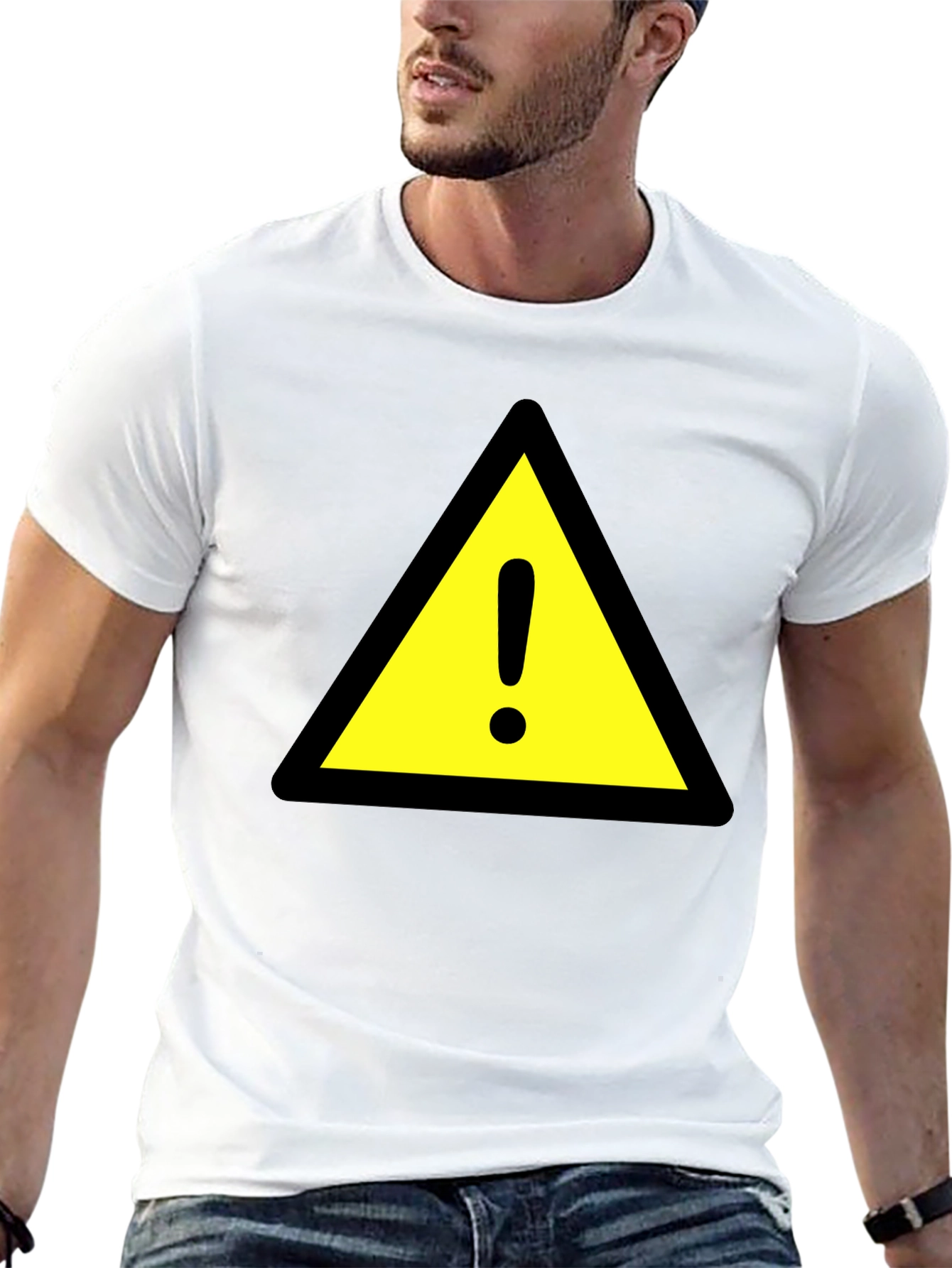Warning Sign T-Shirt - Caution Graphic Tee