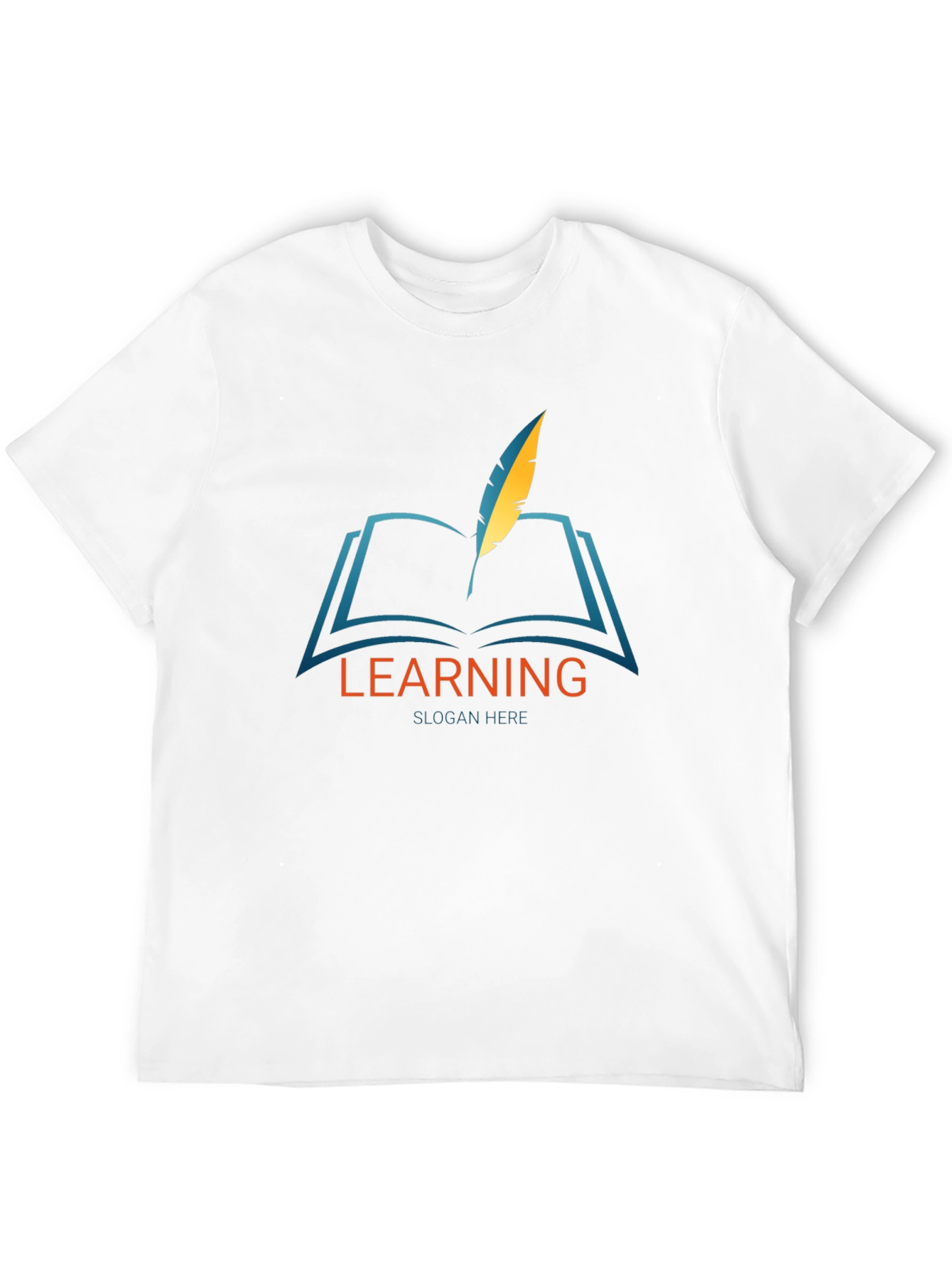 Learning Graphic Print Black T-Shirt