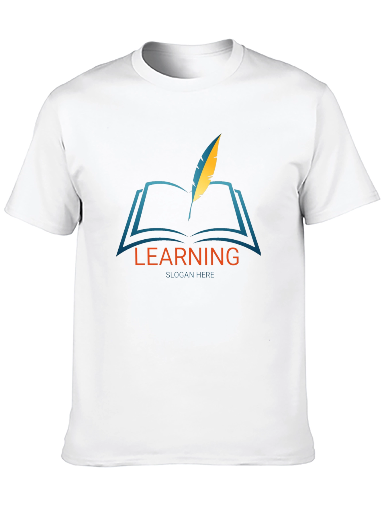 Learning Graphic Print Black T-Shirt