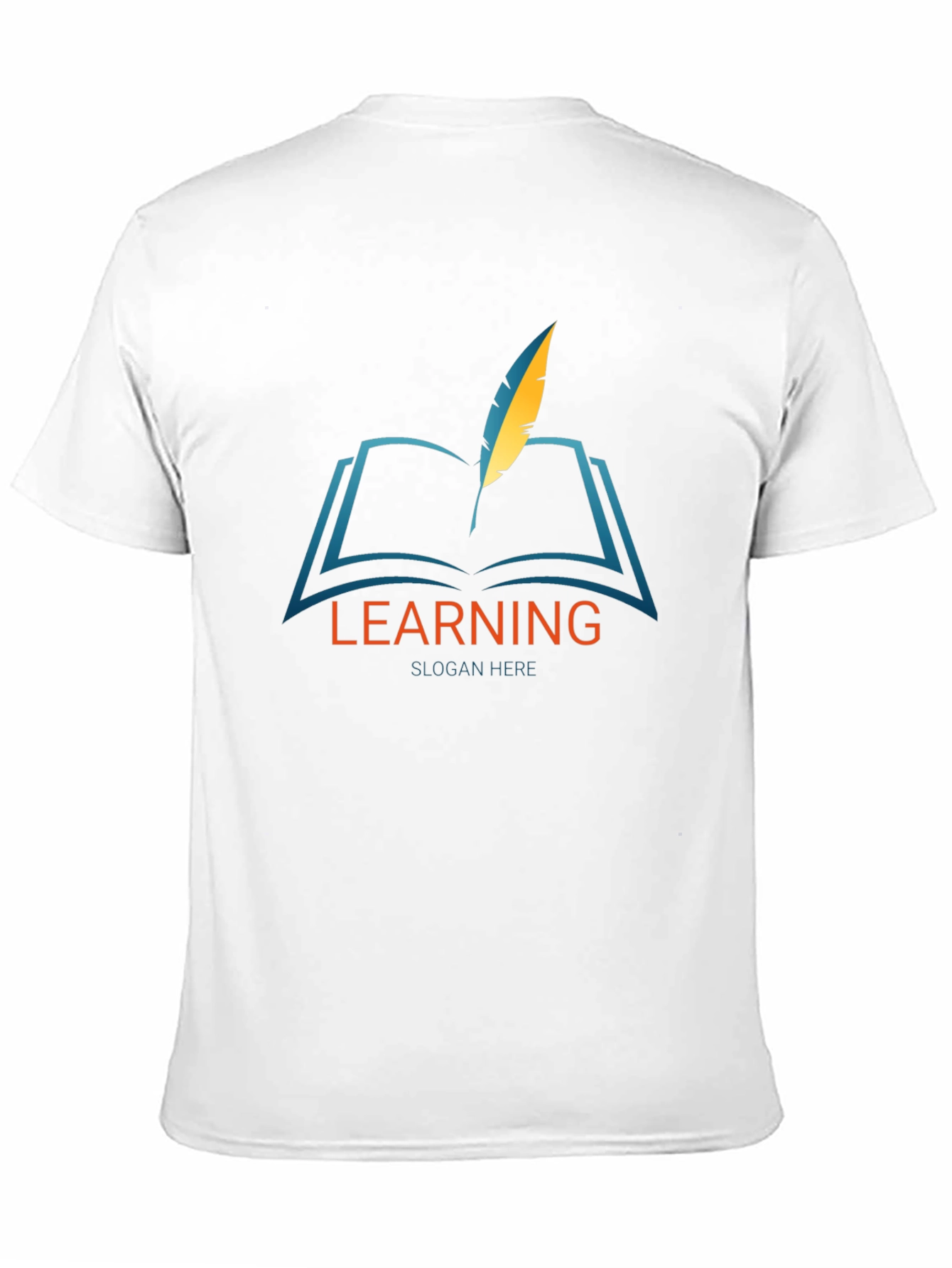 Learning Graphic Print Black T-Shirt