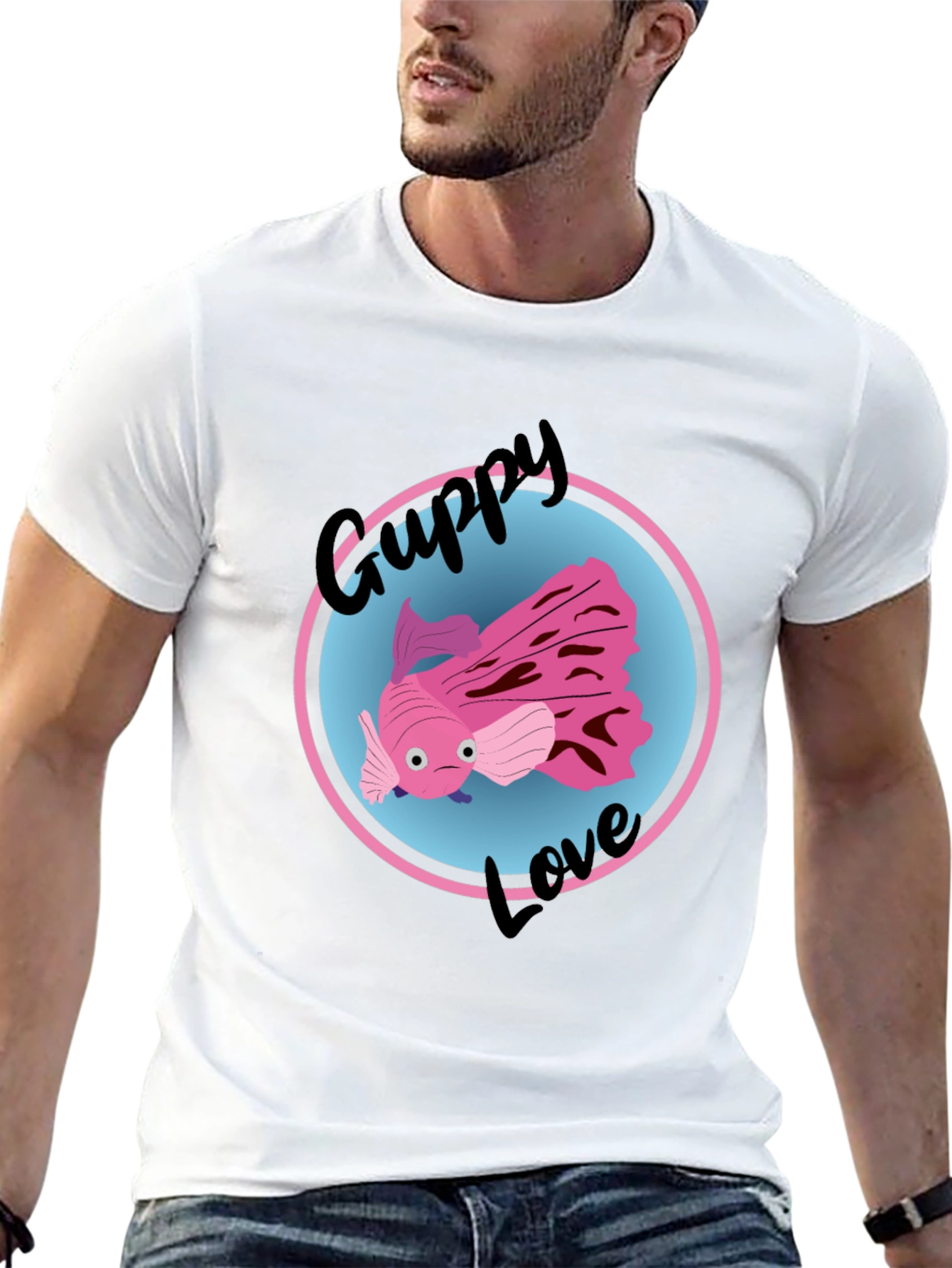 Guppy Love T-Shirt - Cute Fish Design