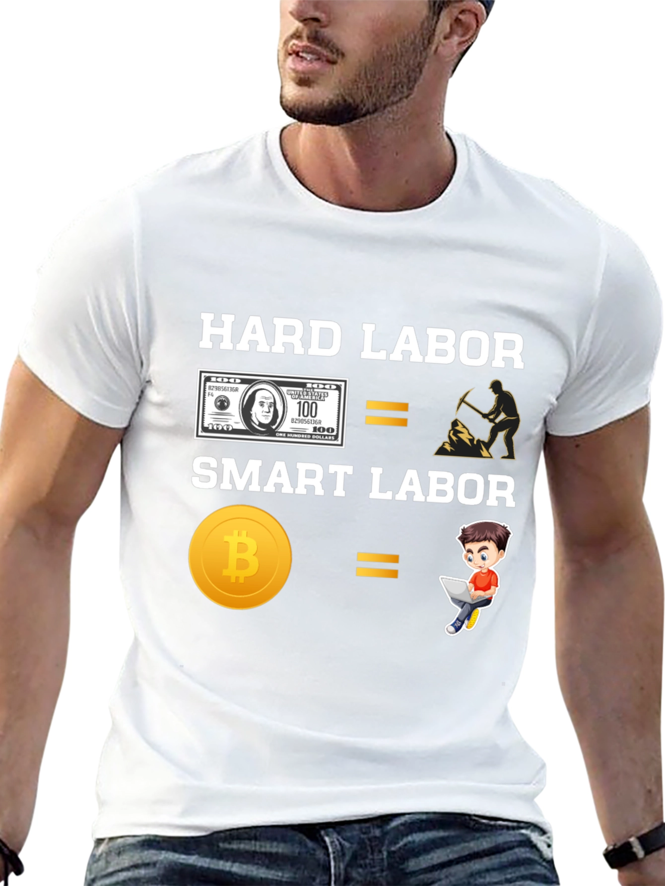Hard Labor vs Smart Labor Crypto Tee