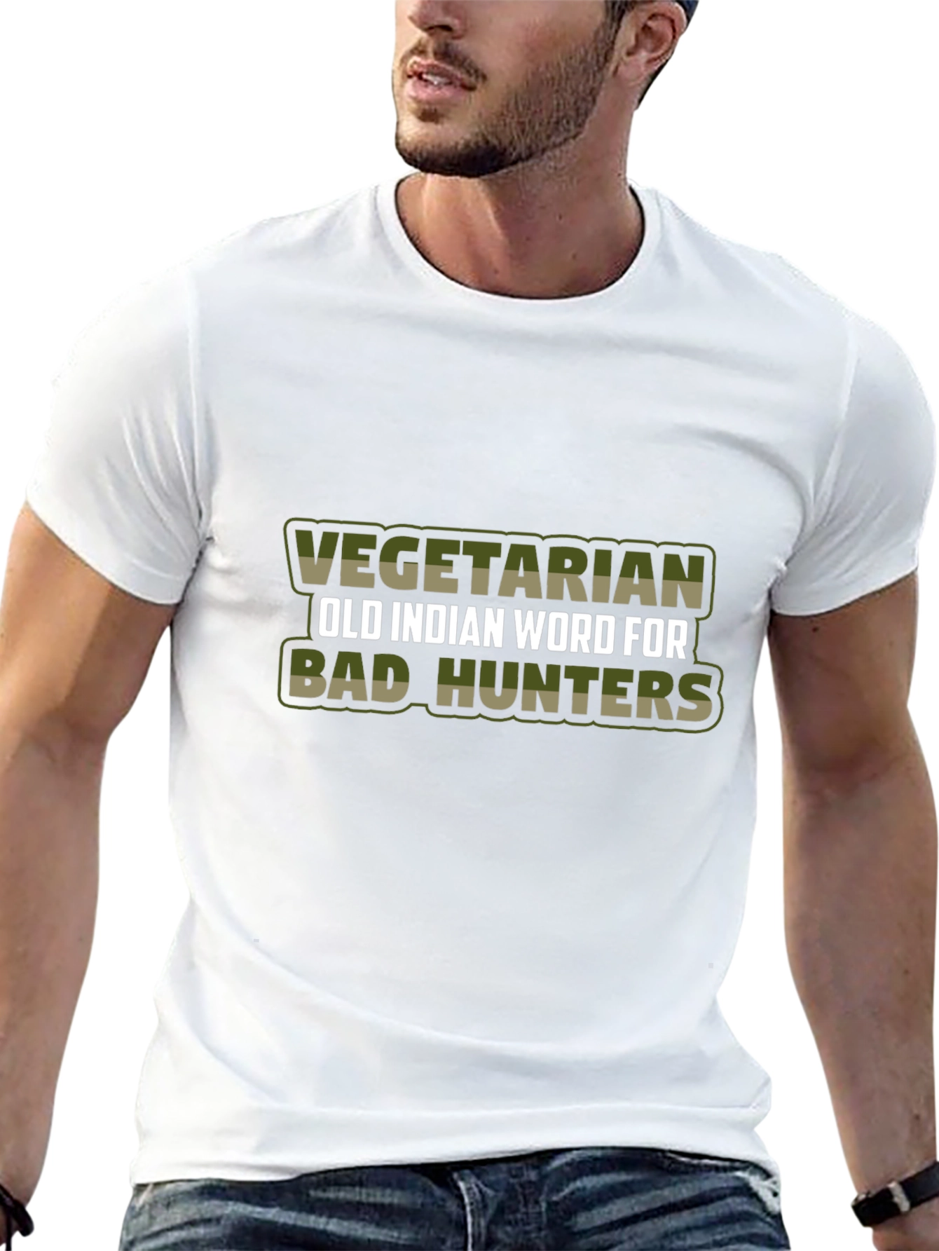 Vegetarian Bad Hunter Graphic Tee
