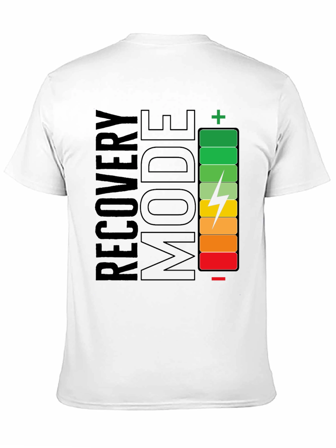Recovery Mode Charging Battery Graphic T-Shirt