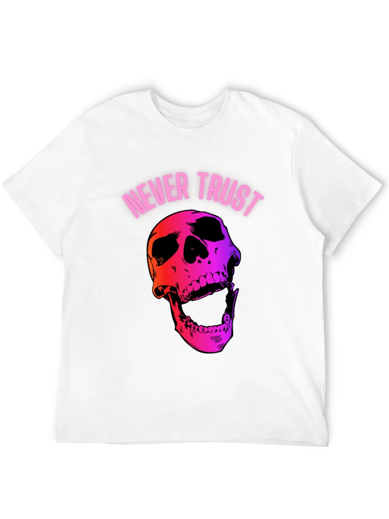 Never Trust Skull Graphic Tee