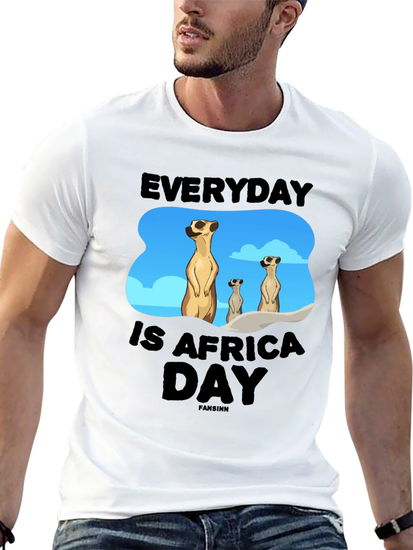 Everyday is Africa Day Meerkat T-Shirt