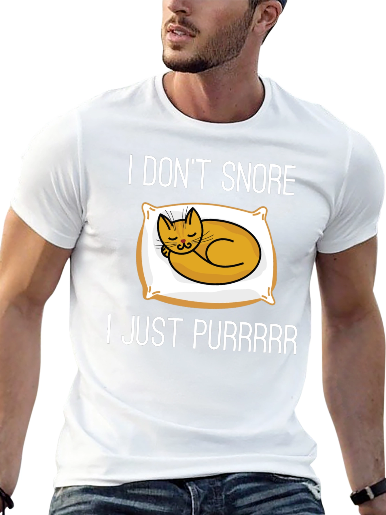 I Dont Snore Cat T-Shirt