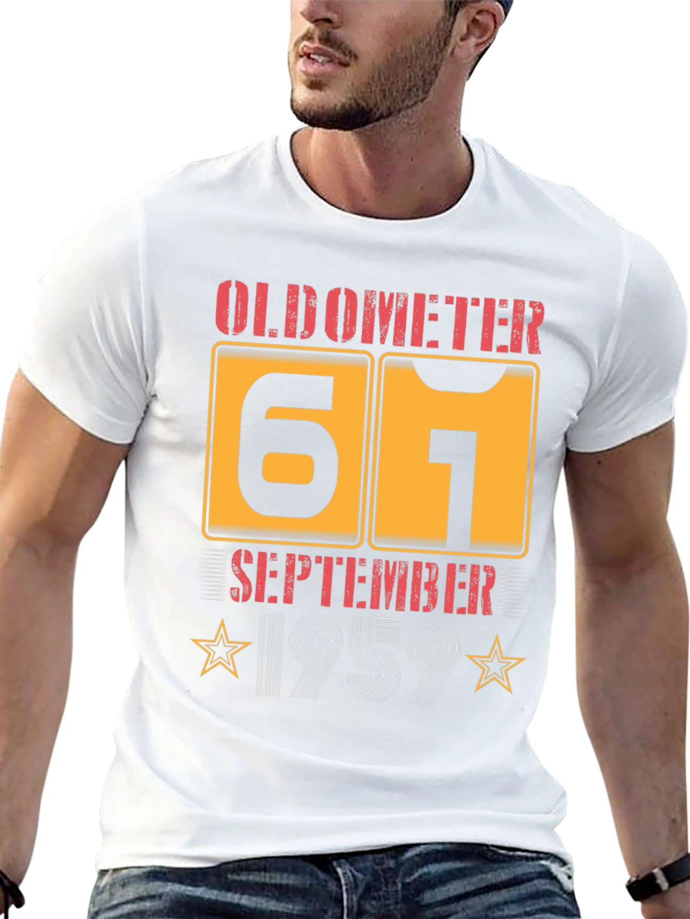 61st Birthday September 1959 Oldometer T-Shirt