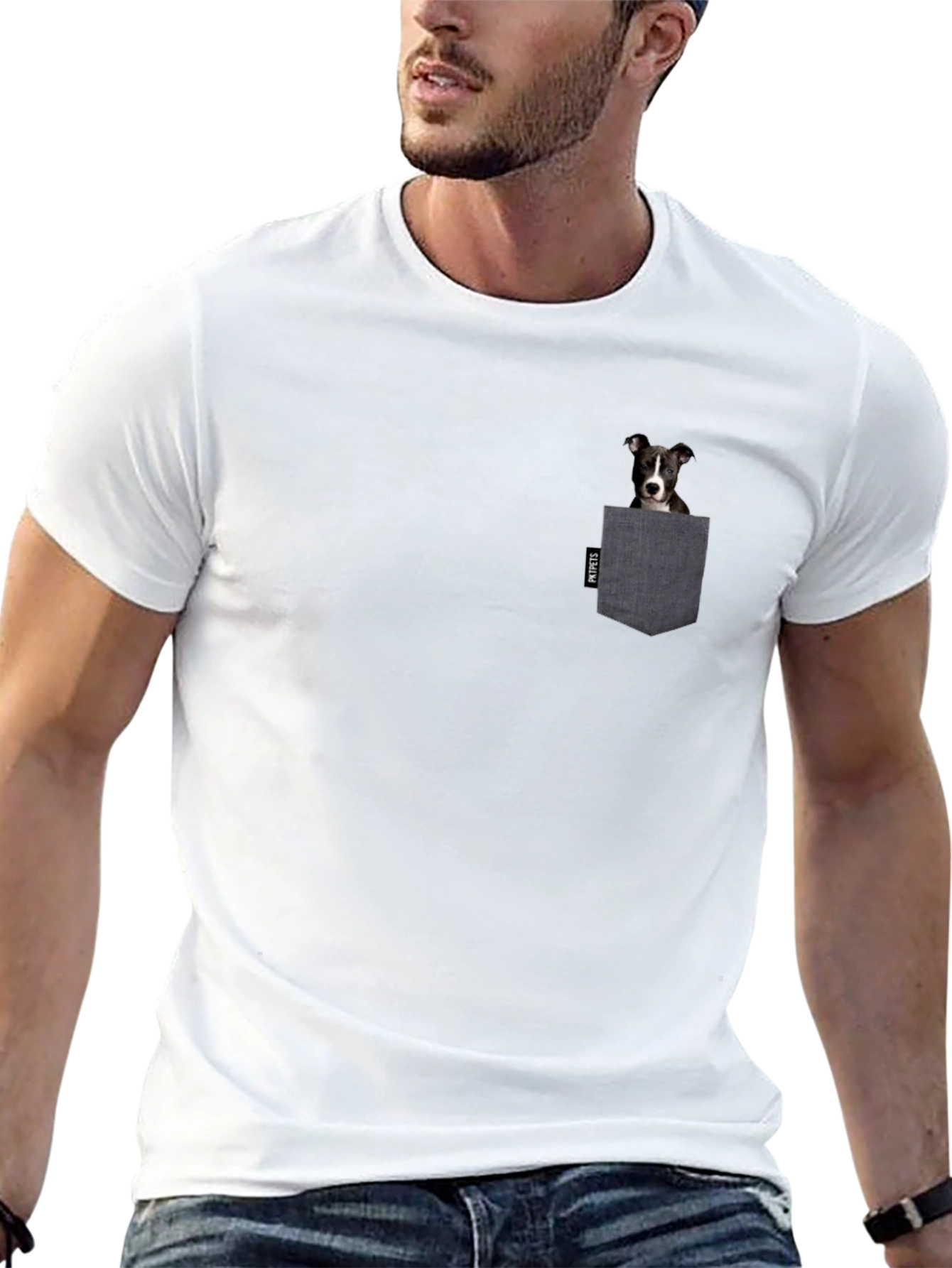 Dog in Pocket Graphic Tee