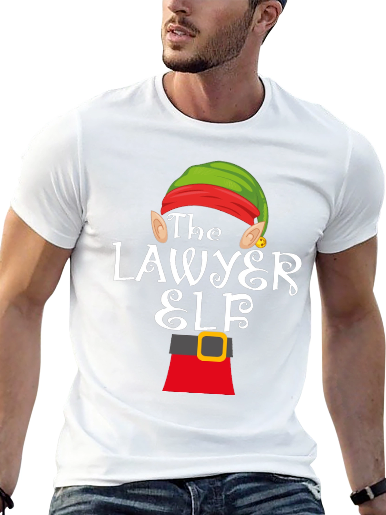 Lawyer Elf Christmas T-Shirt
