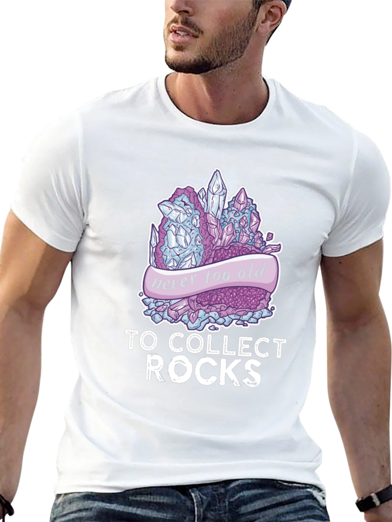 Never Too Old To Collect Rocks T-Shirt